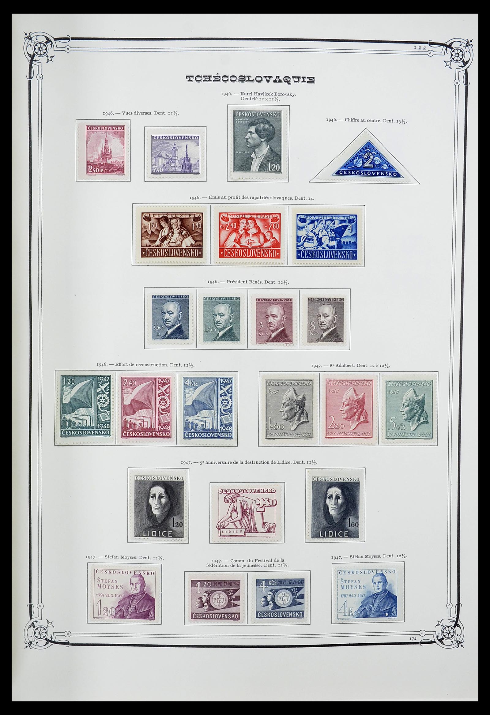 34628 018 - Postzegelverzameling 34628 Tsjechoslowakije 1918-1985.
