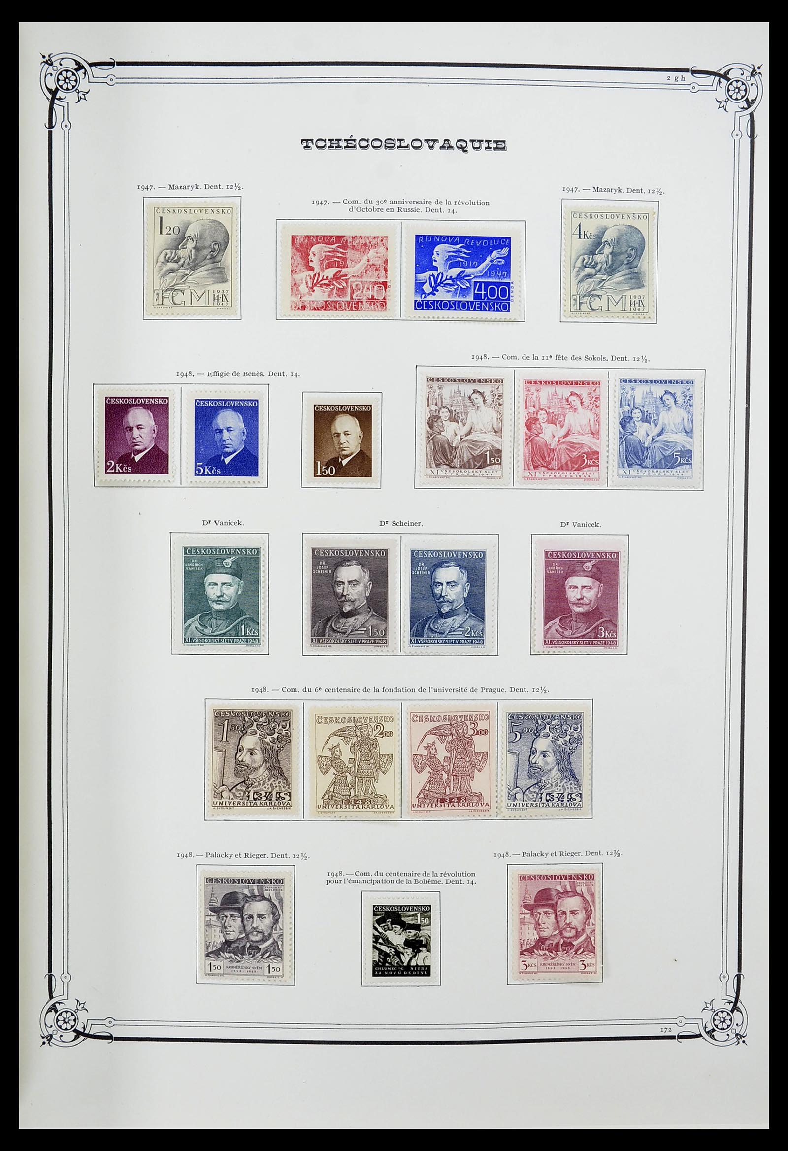 34628 019 - Postzegelverzameling 34628 Tsjechoslowakije 1918-1985.