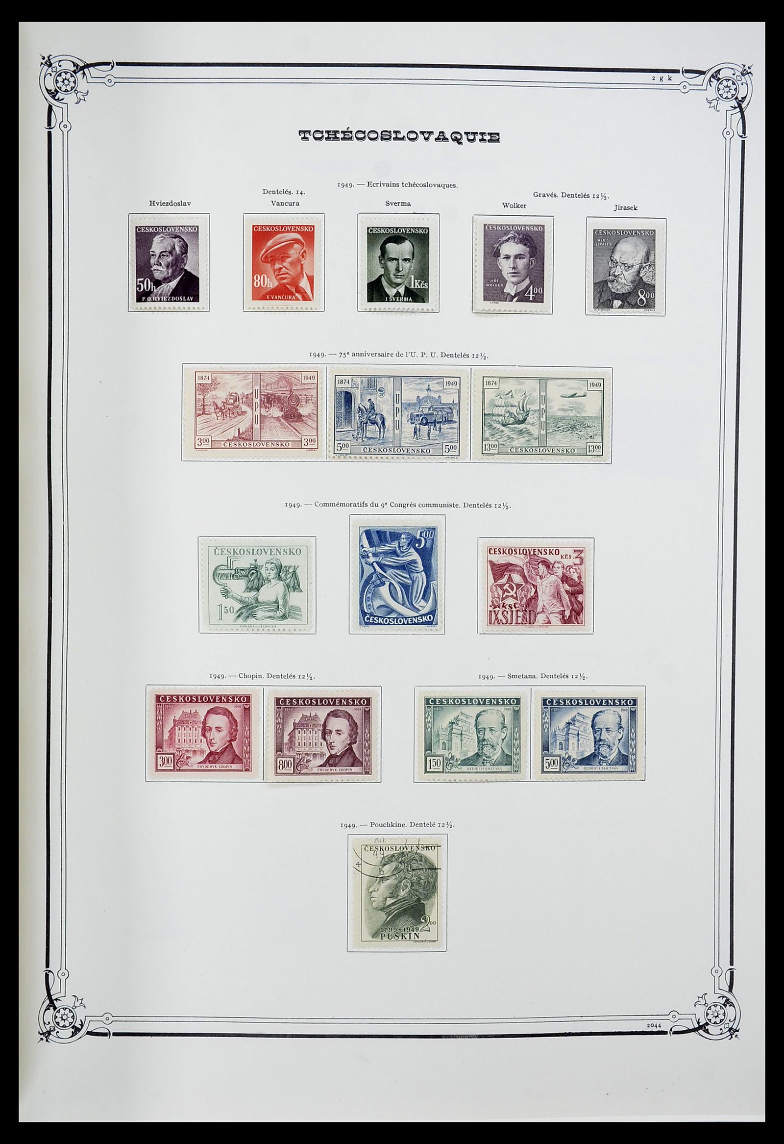 34628 021 - Postzegelverzameling 34628 Tsjechoslowakije 1918-1985.