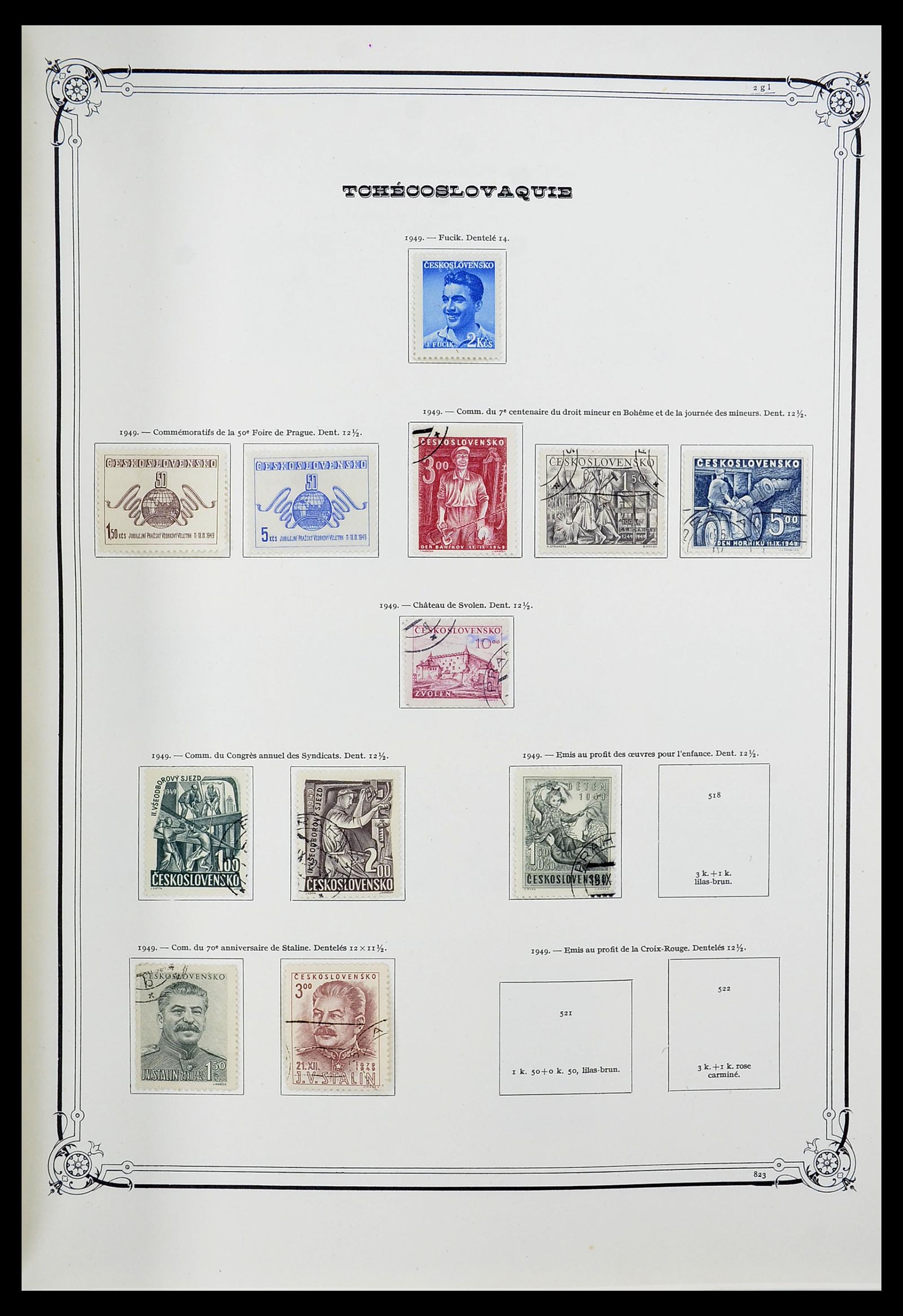 34628 022 - Postzegelverzameling 34628 Tsjechoslowakije 1918-1985.