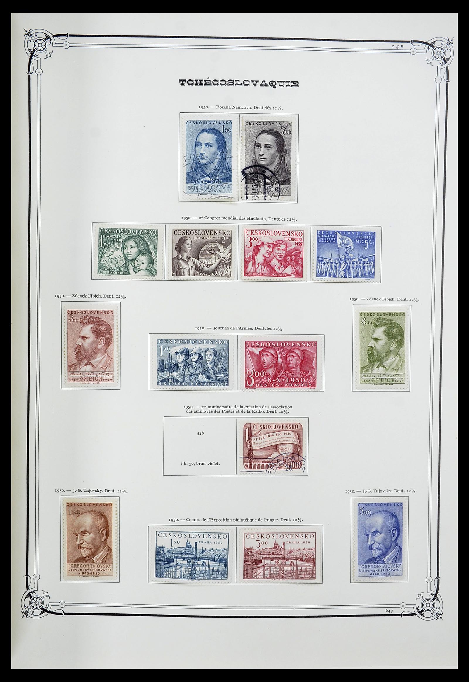 34628 024 - Postzegelverzameling 34628 Tsjechoslowakije 1918-1985.