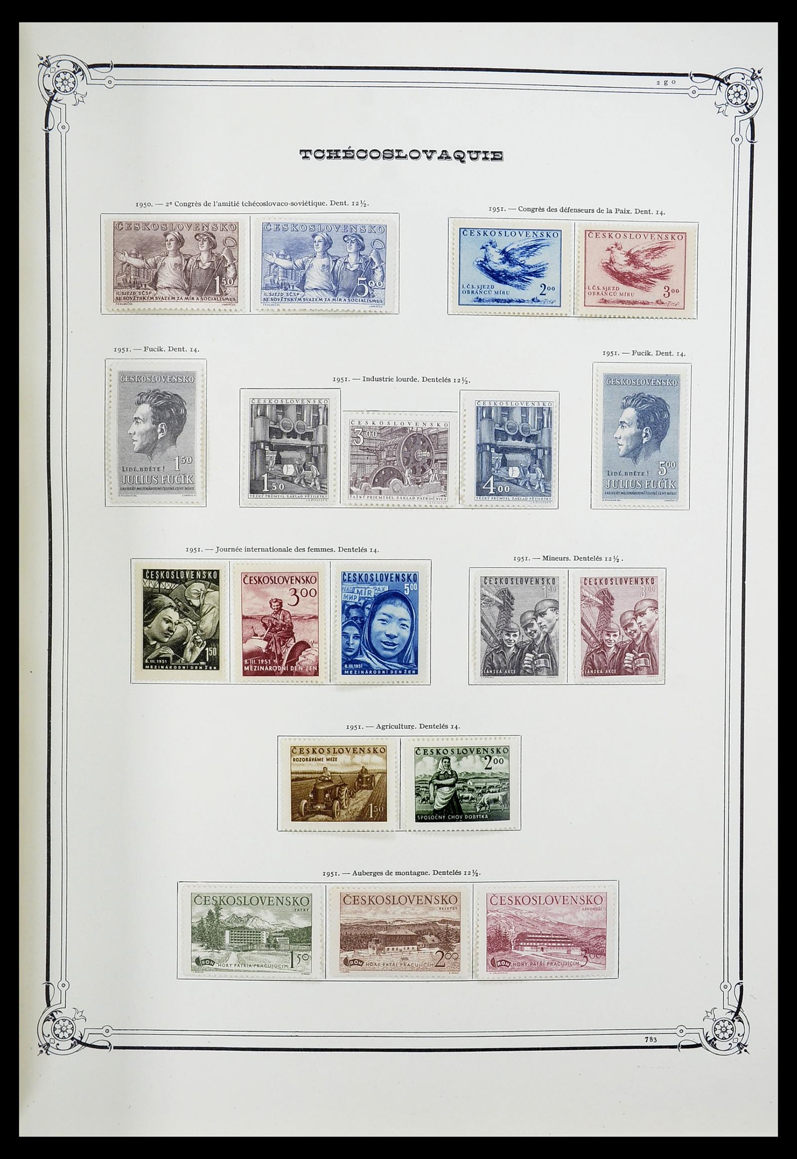 34628 025 - Postzegelverzameling 34628 Tsjechoslowakije 1918-1985.