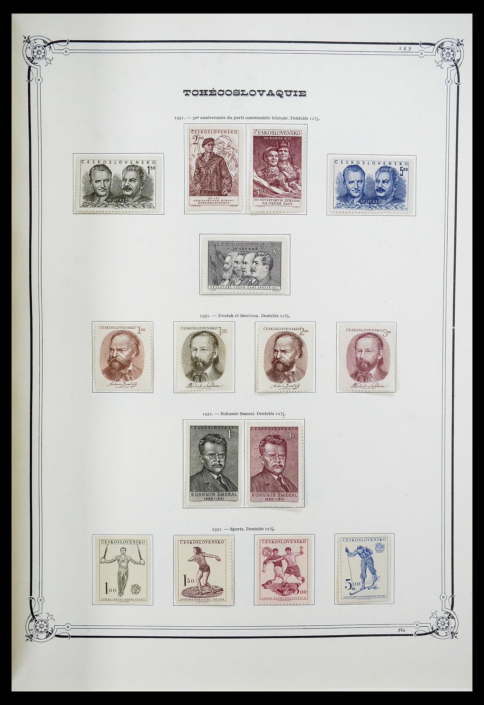 34628 026 - Postzegelverzameling 34628 Tsjechoslowakije 1918-1985.