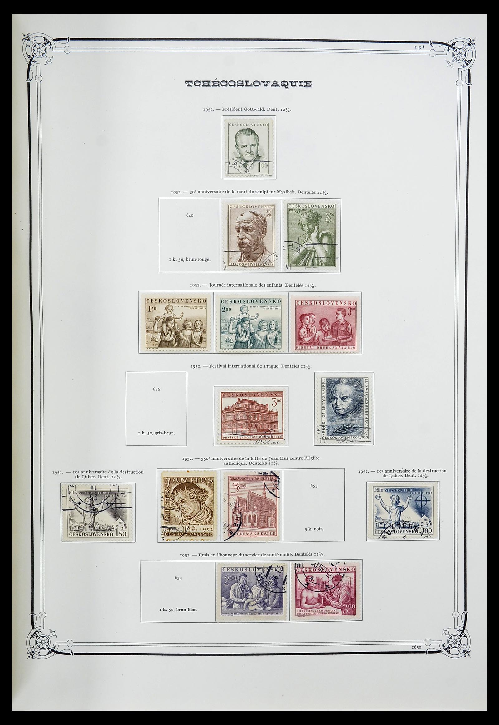 34628 030 - Postzegelverzameling 34628 Tsjechoslowakije 1918-1985.