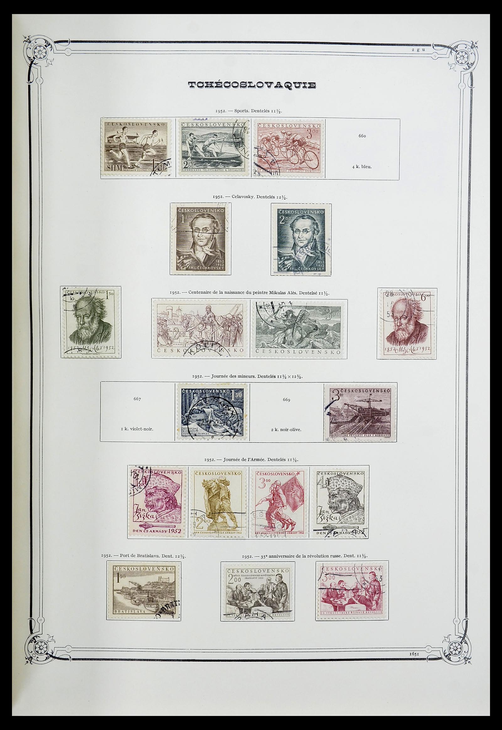 34628 031 - Postzegelverzameling 34628 Tsjechoslowakije 1918-1985.