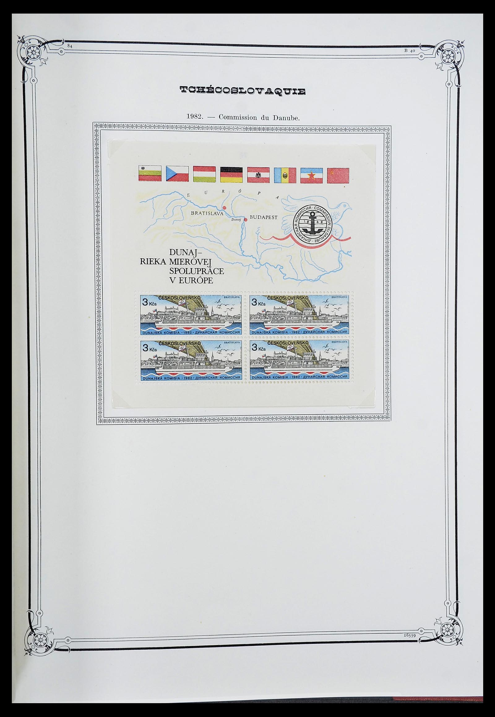 34628 052 - Postzegelverzameling 34628 Tsjechoslowakije 1918-1985.