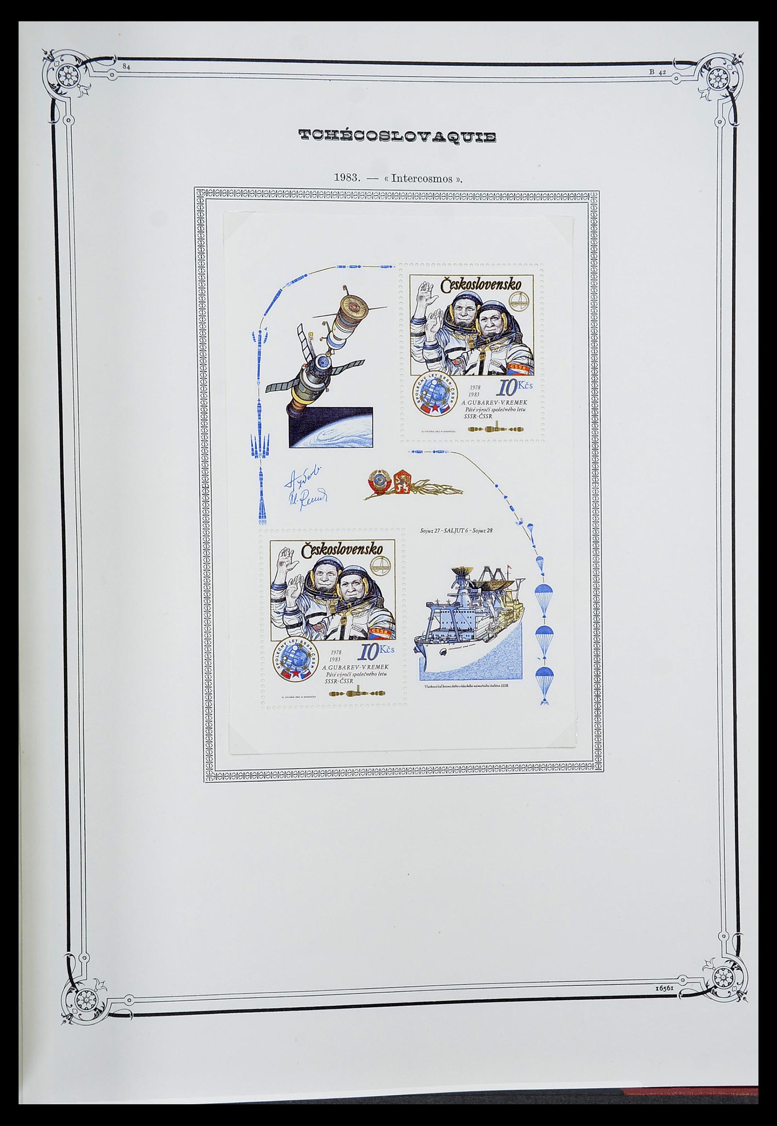 34628 055 - Postzegelverzameling 34628 Tsjechoslowakije 1918-1985.