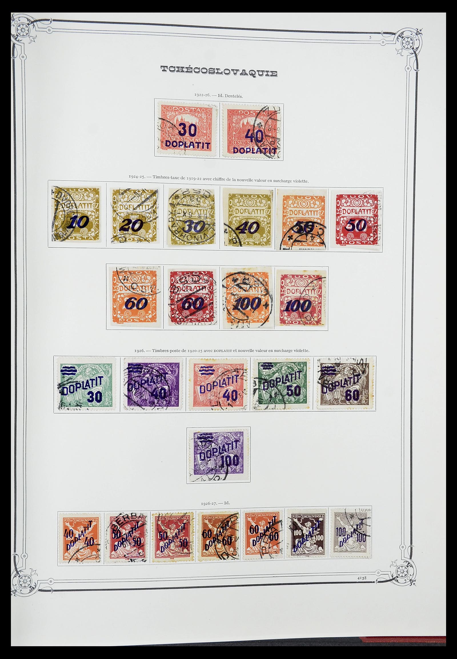 34628 058 - Postzegelverzameling 34628 Tsjechoslowakije 1918-1985.