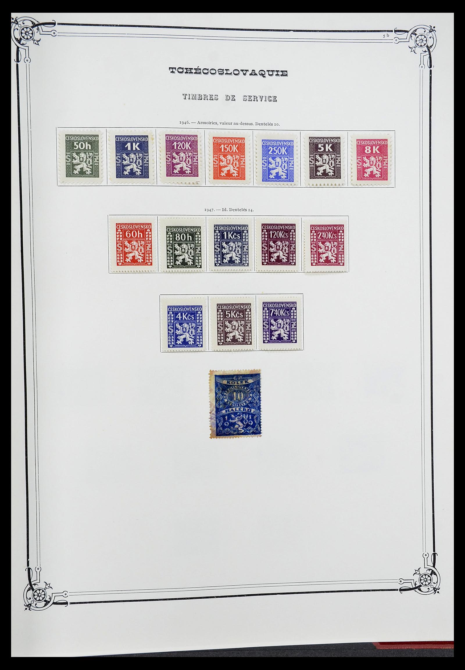34628 060 - Postzegelverzameling 34628 Tsjechoslowakije 1918-1985.