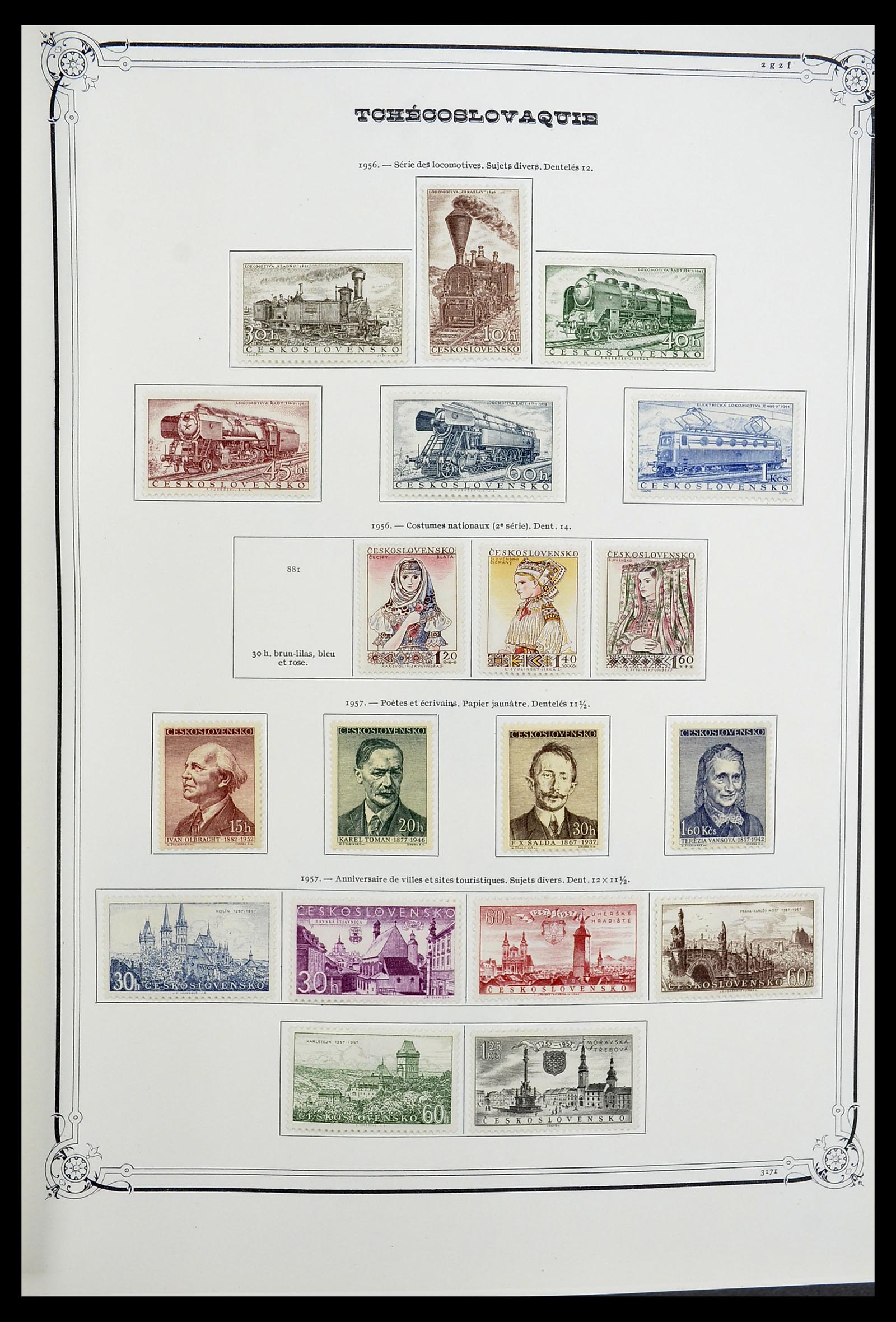 34628 075 - Postzegelverzameling 34628 Tsjechoslowakije 1918-1985.