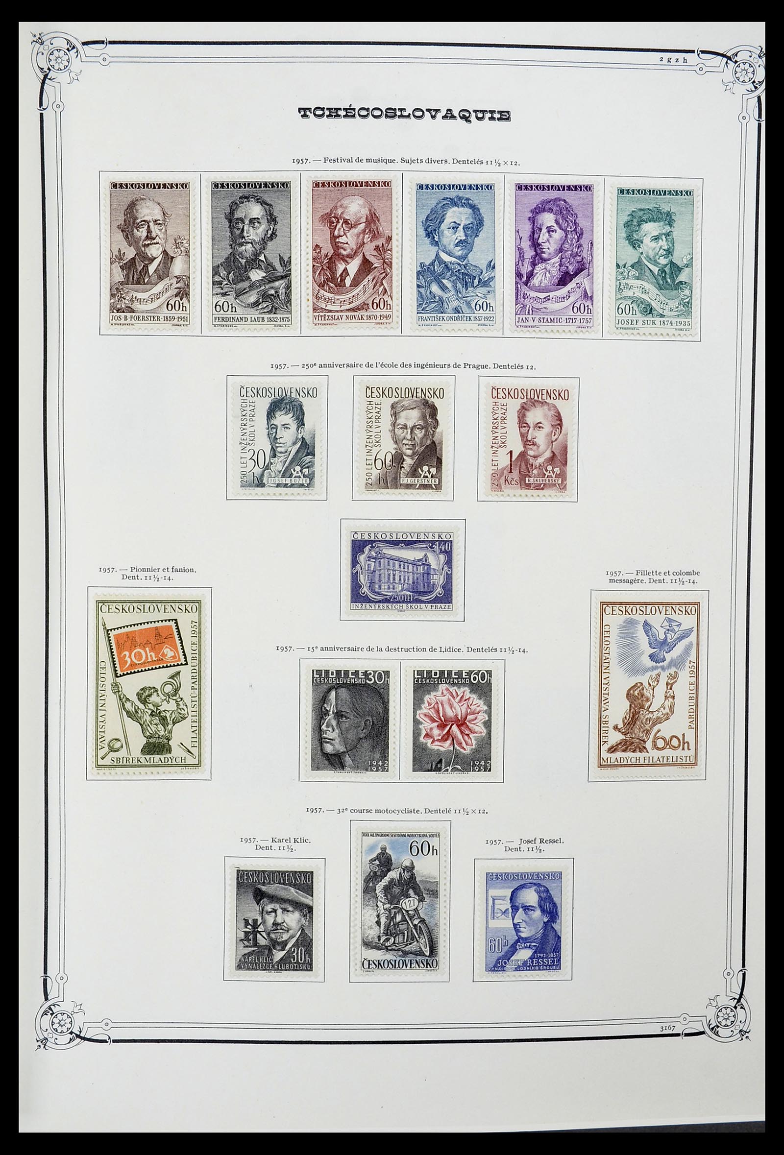 34628 077 - Postzegelverzameling 34628 Tsjechoslowakije 1918-1985.