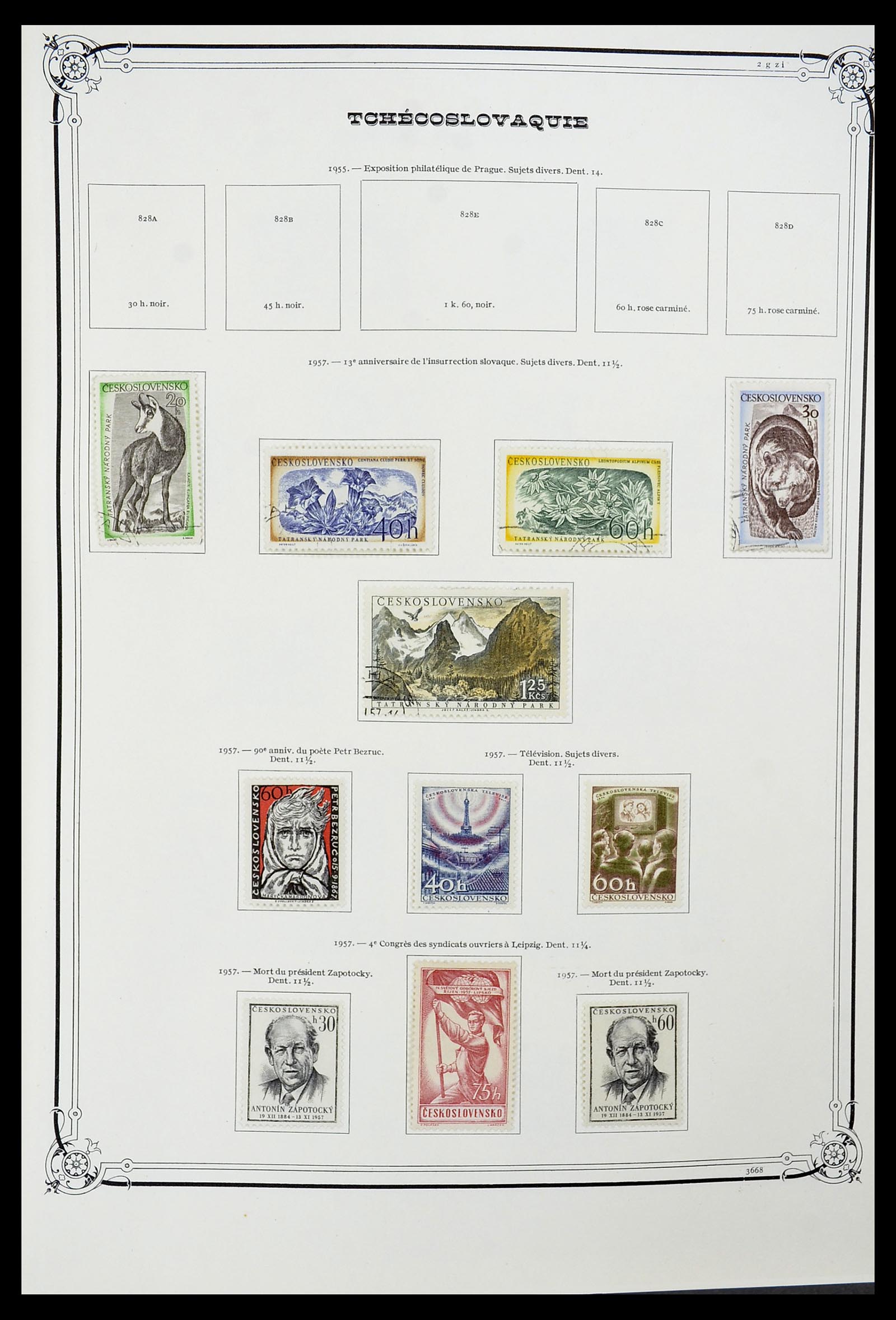 34628 078 - Postzegelverzameling 34628 Tsjechoslowakije 1918-1985.