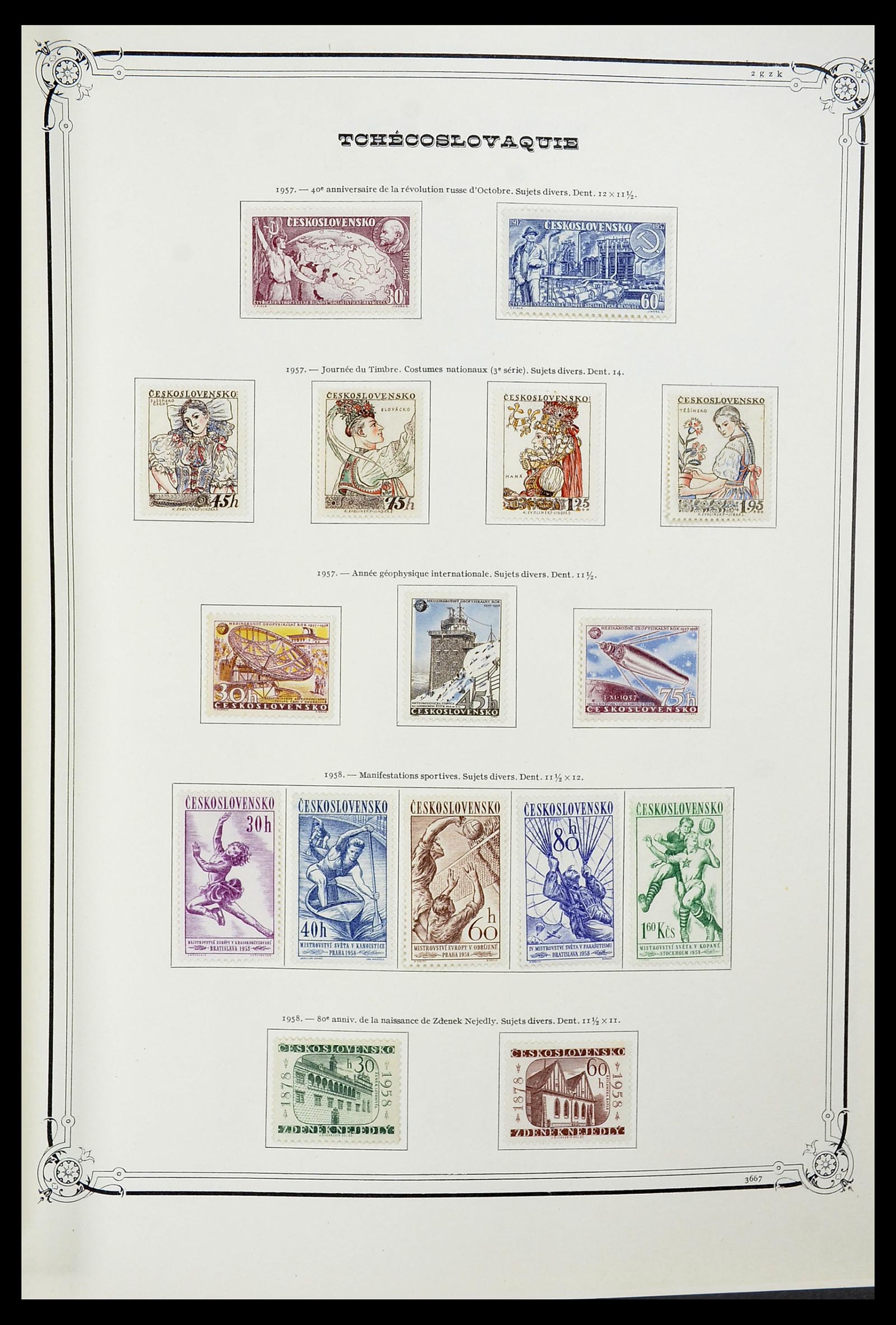 34628 079 - Postzegelverzameling 34628 Tsjechoslowakije 1918-1985.