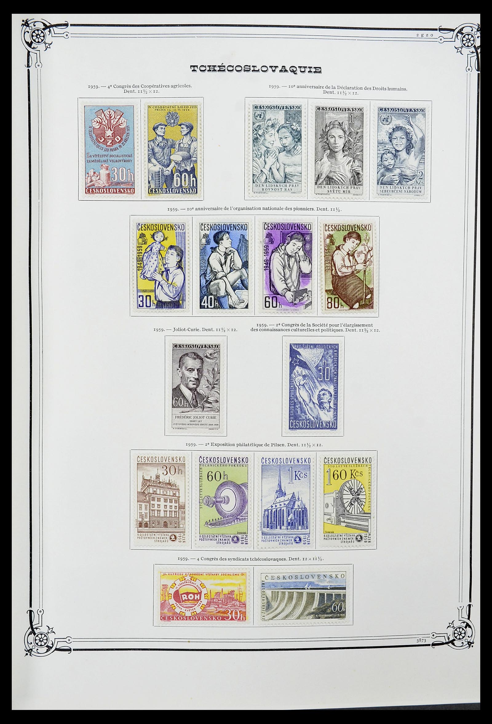 34628 083 - Postzegelverzameling 34628 Tsjechoslowakije 1918-1985.