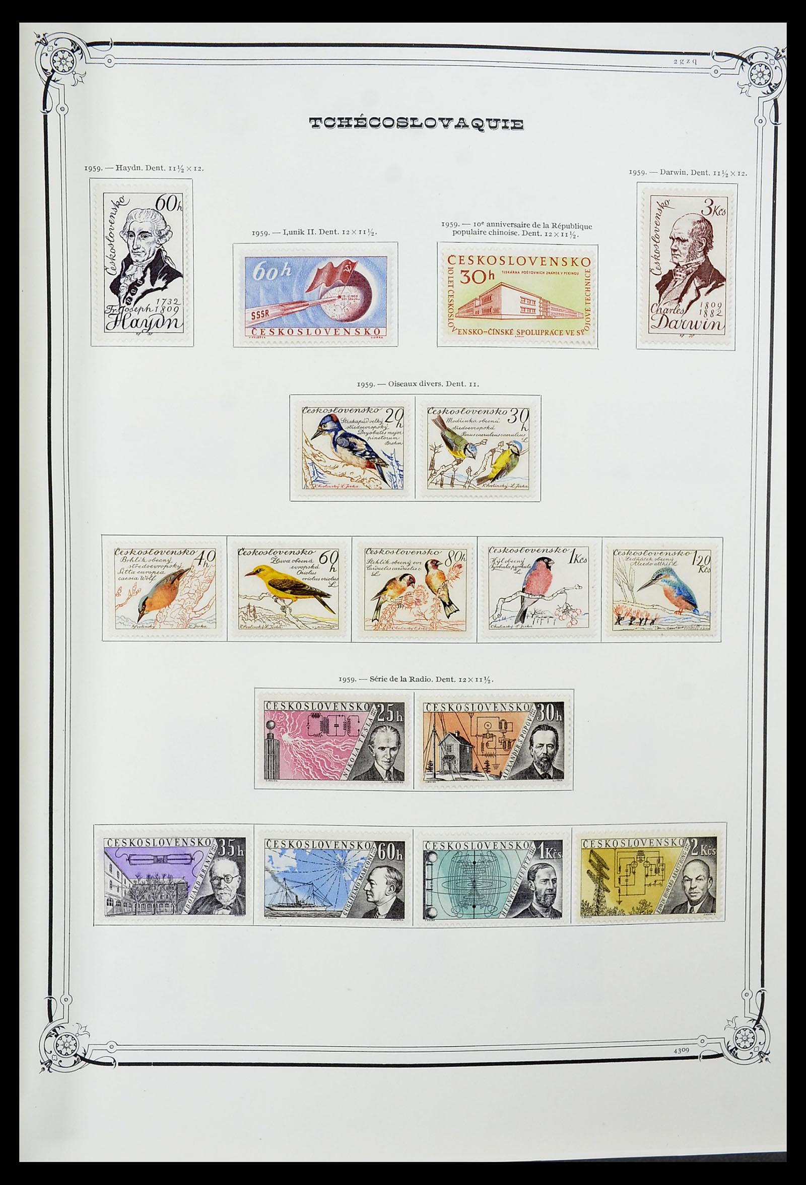 34628 085 - Postzegelverzameling 34628 Tsjechoslowakije 1918-1985.