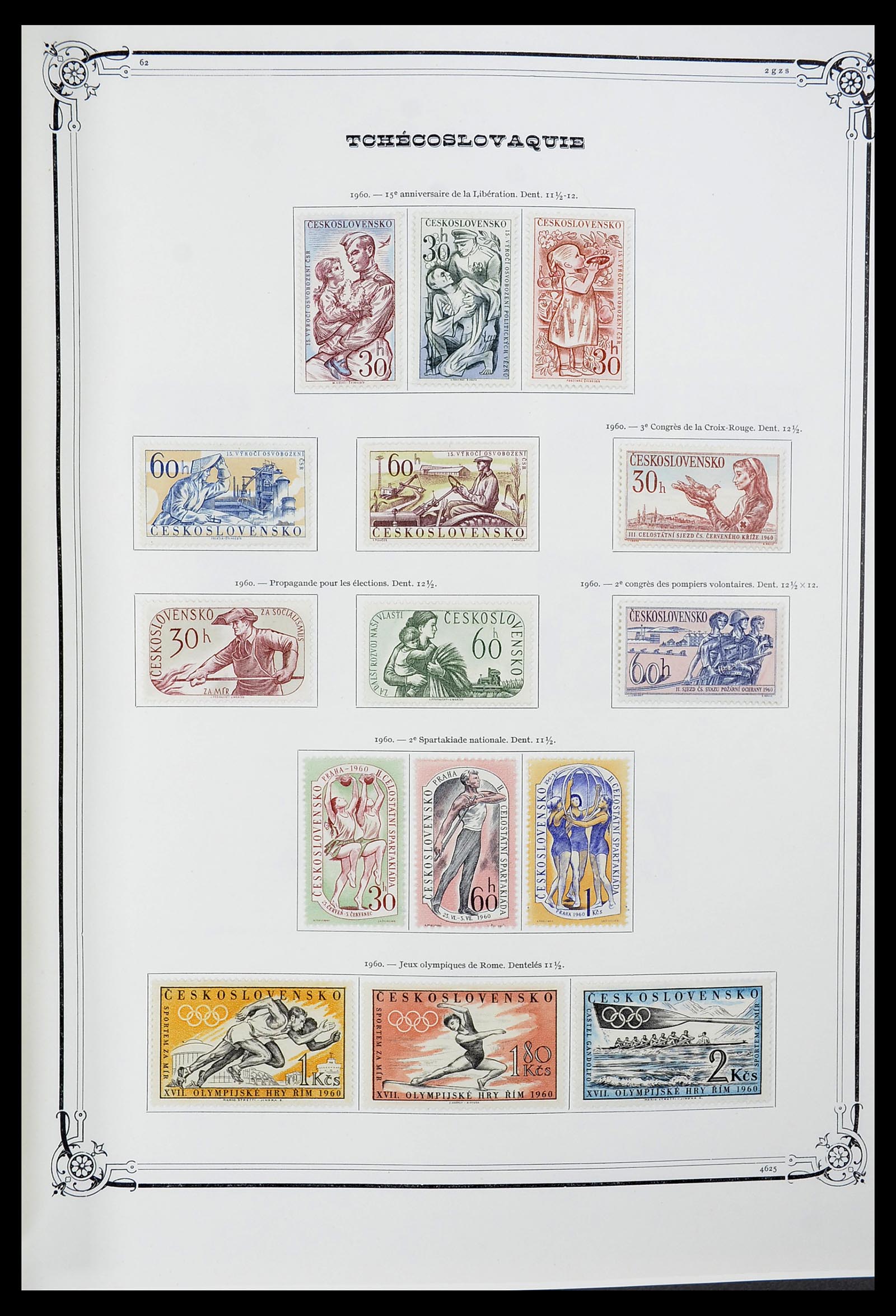 34628 087 - Postzegelverzameling 34628 Tsjechoslowakije 1918-1985.