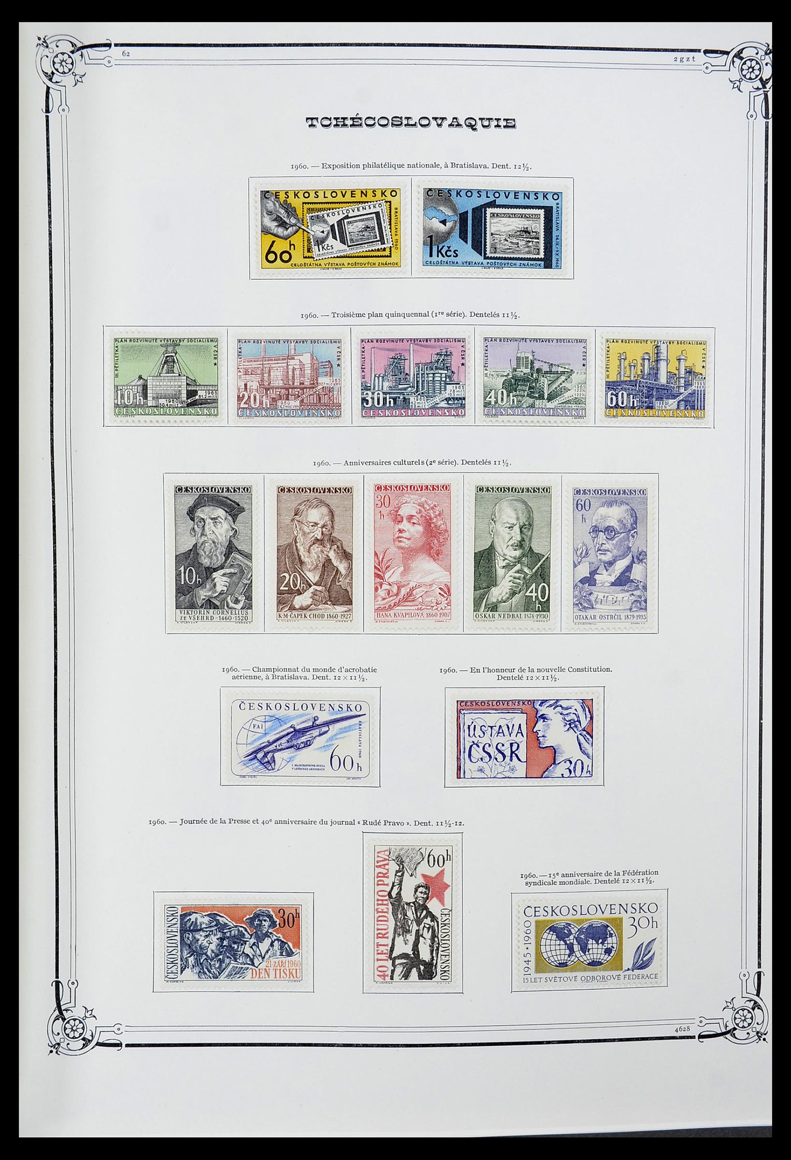 34628 088 - Postzegelverzameling 34628 Tsjechoslowakije 1918-1985.
