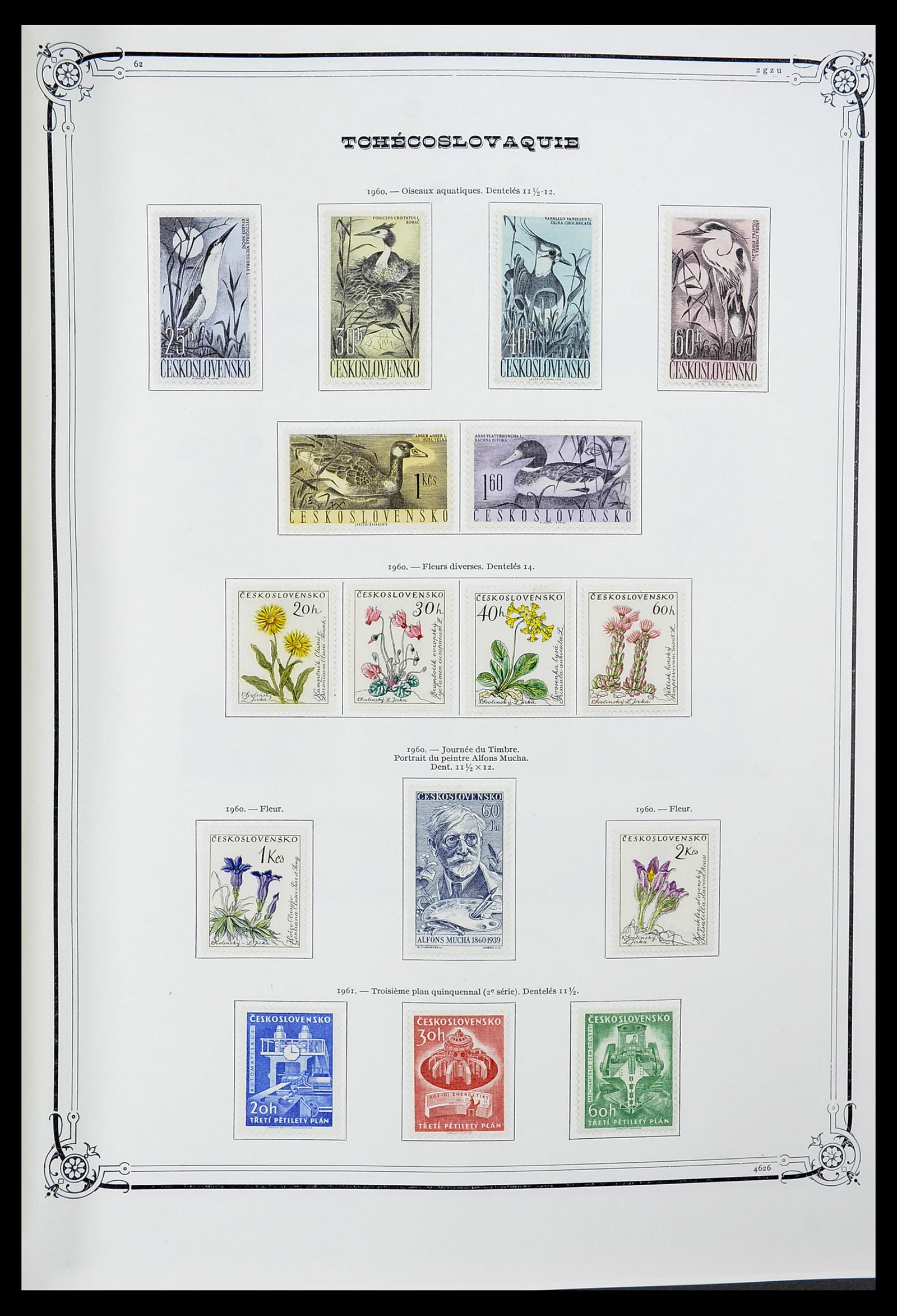 34628 089 - Postzegelverzameling 34628 Tsjechoslowakije 1918-1985.