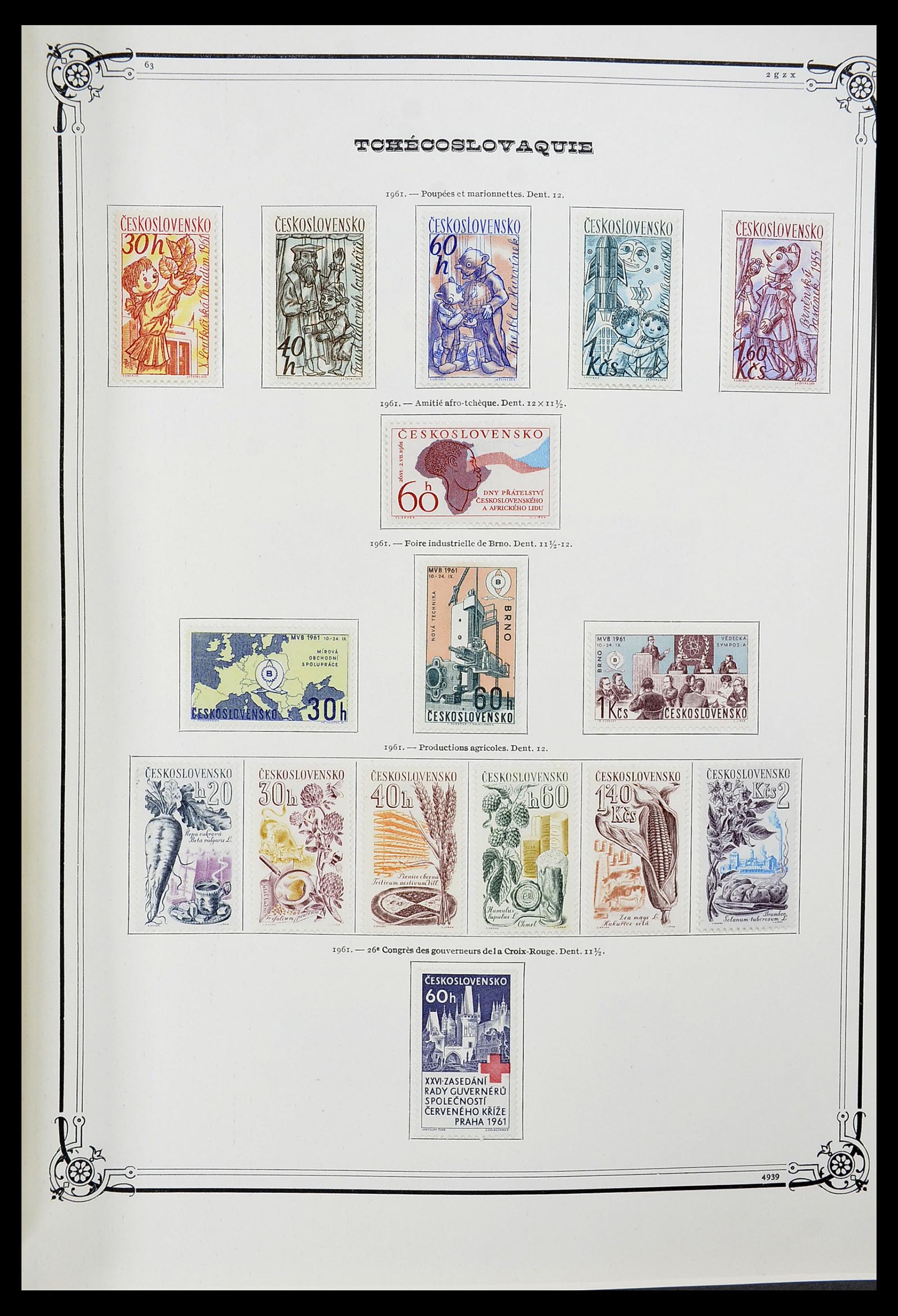 34628 092 - Postzegelverzameling 34628 Tsjechoslowakije 1918-1985.