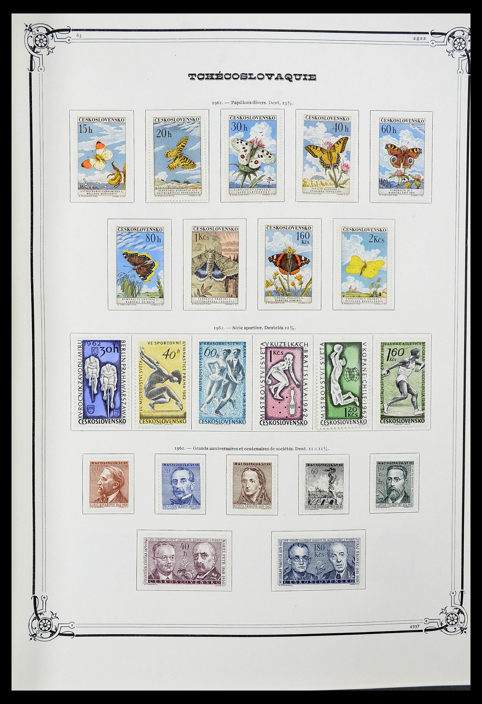 34628 094 - Postzegelverzameling 34628 Tsjechoslowakije 1918-1985.