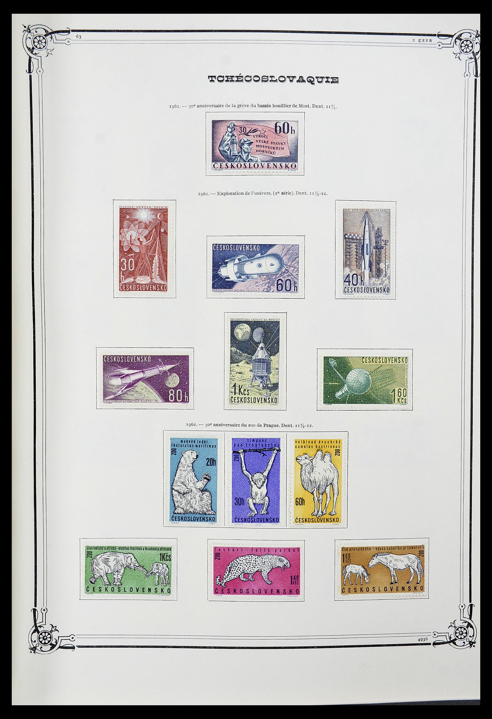 34628 095 - Postzegelverzameling 34628 Tsjechoslowakije 1918-1985.