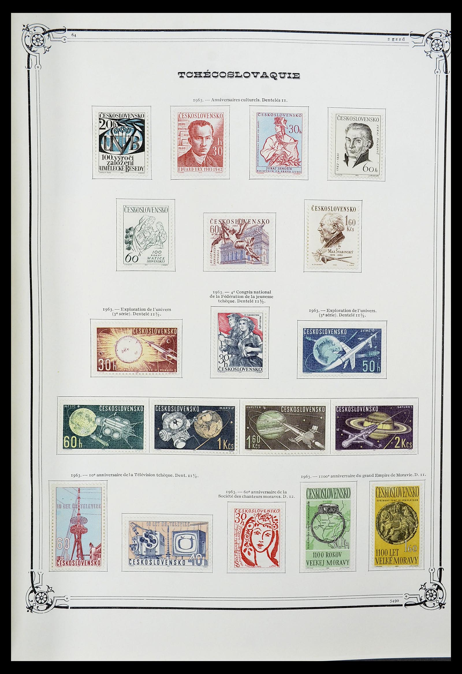 34628 098 - Postzegelverzameling 34628 Tsjechoslowakije 1918-1985.