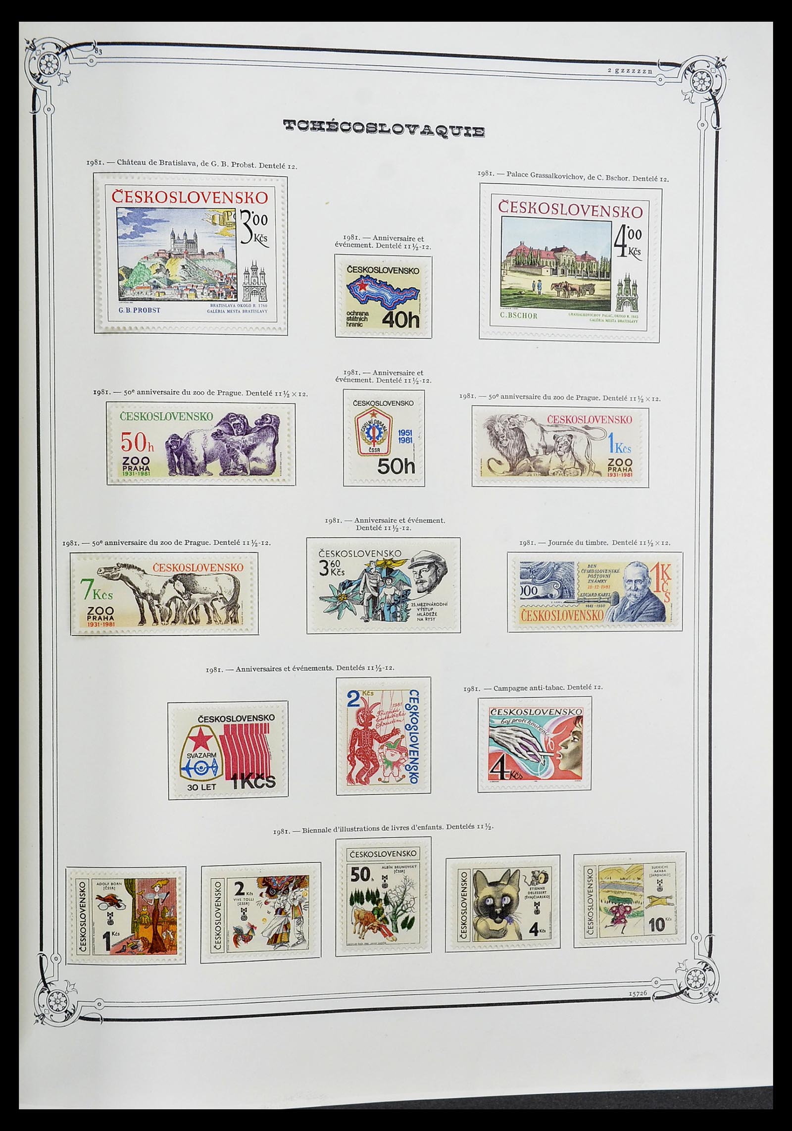 34628 184 - Postzegelverzameling 34628 Tsjechoslowakije 1918-1985.