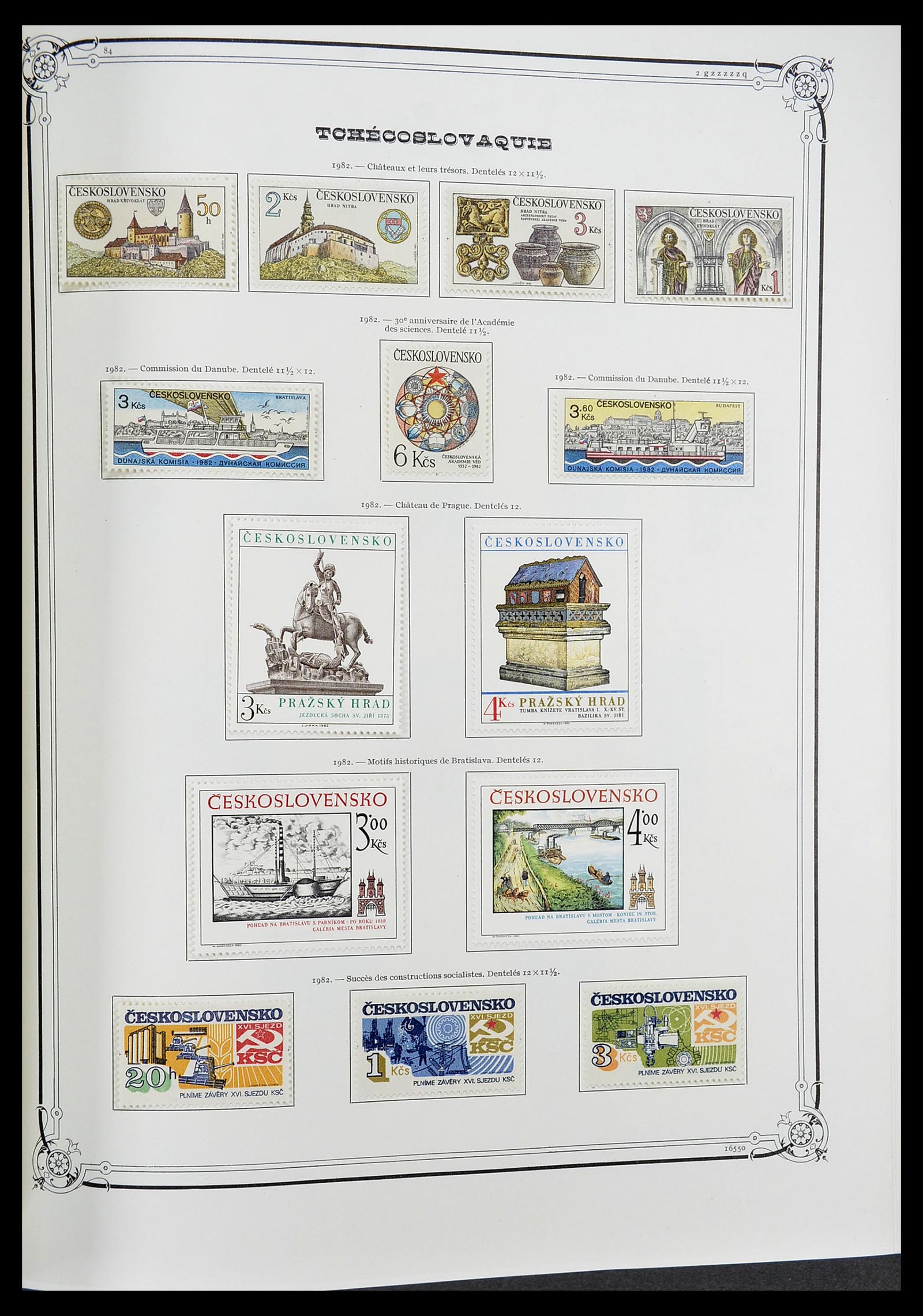 34628 188 - Postzegelverzameling 34628 Tsjechoslowakije 1918-1985.