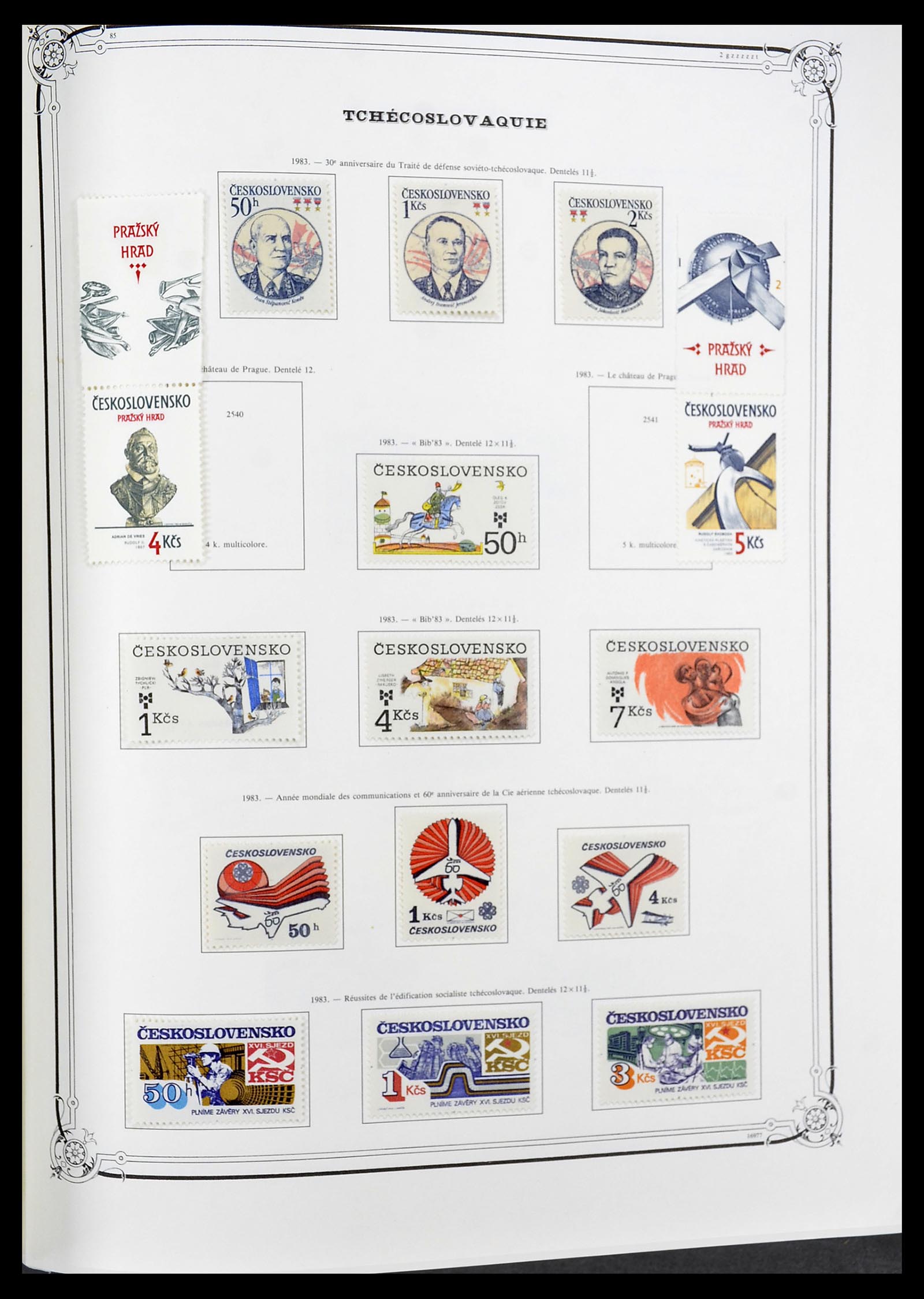 34628 191 - Postzegelverzameling 34628 Tsjechoslowakije 1918-1985.