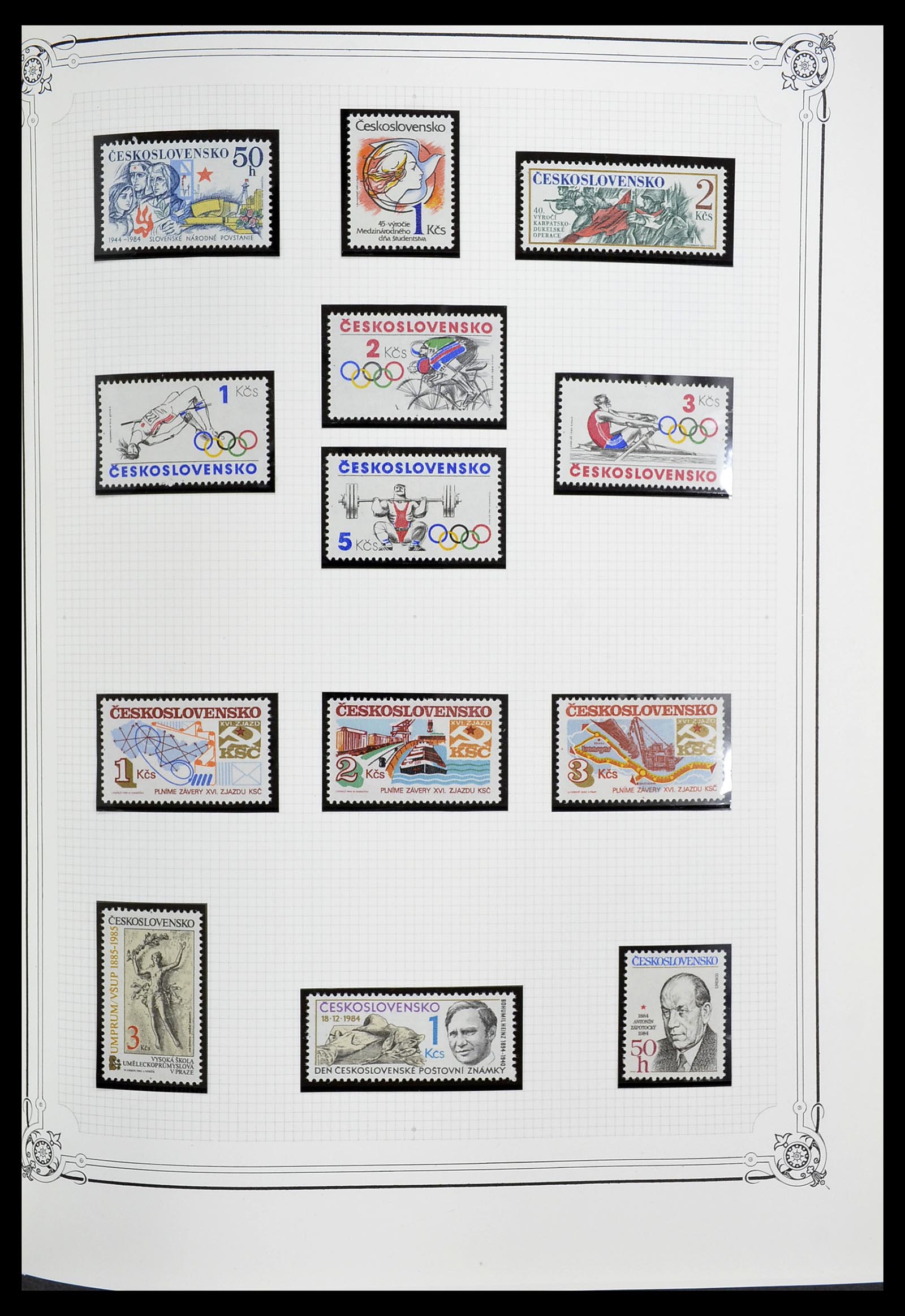 34628 196 - Postzegelverzameling 34628 Tsjechoslowakije 1918-1985.