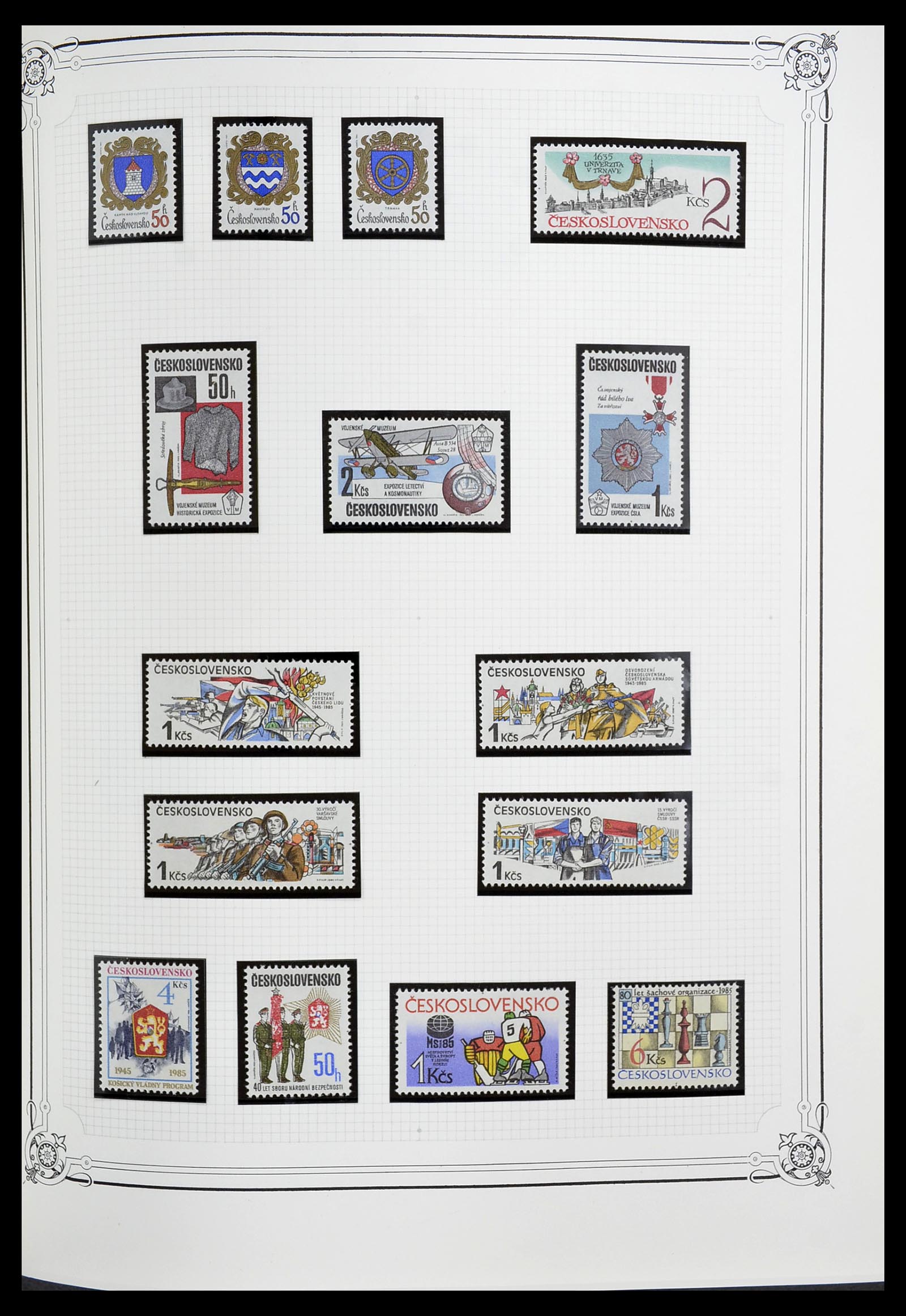 34628 198 - Postzegelverzameling 34628 Tsjechoslowakije 1918-1985.