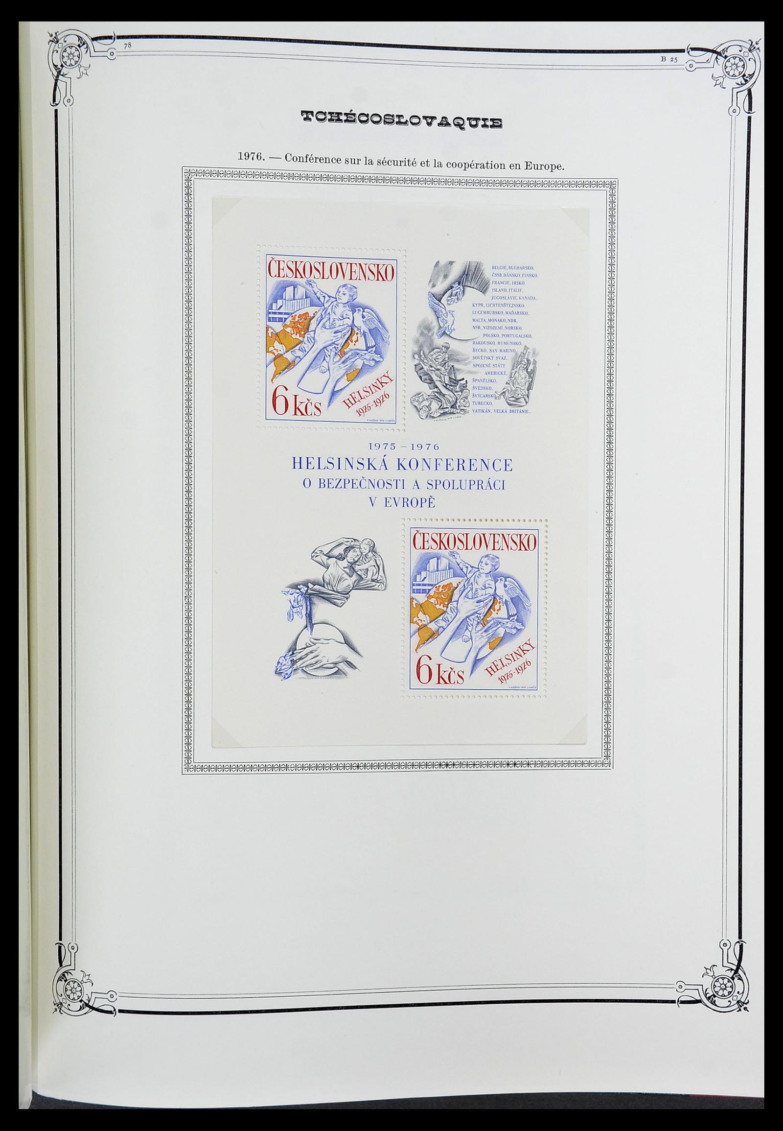 34628 221 - Postzegelverzameling 34628 Tsjechoslowakije 1918-1985.
