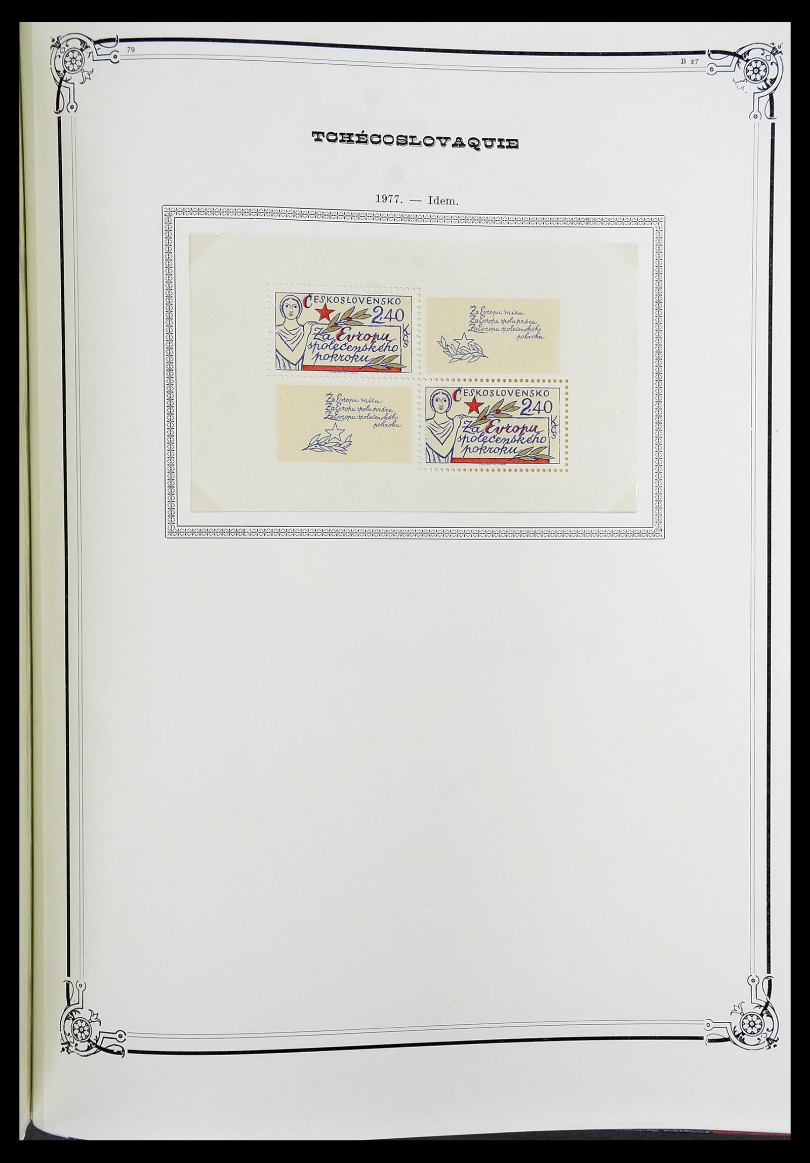 34628 223 - Postzegelverzameling 34628 Tsjechoslowakije 1918-1985.