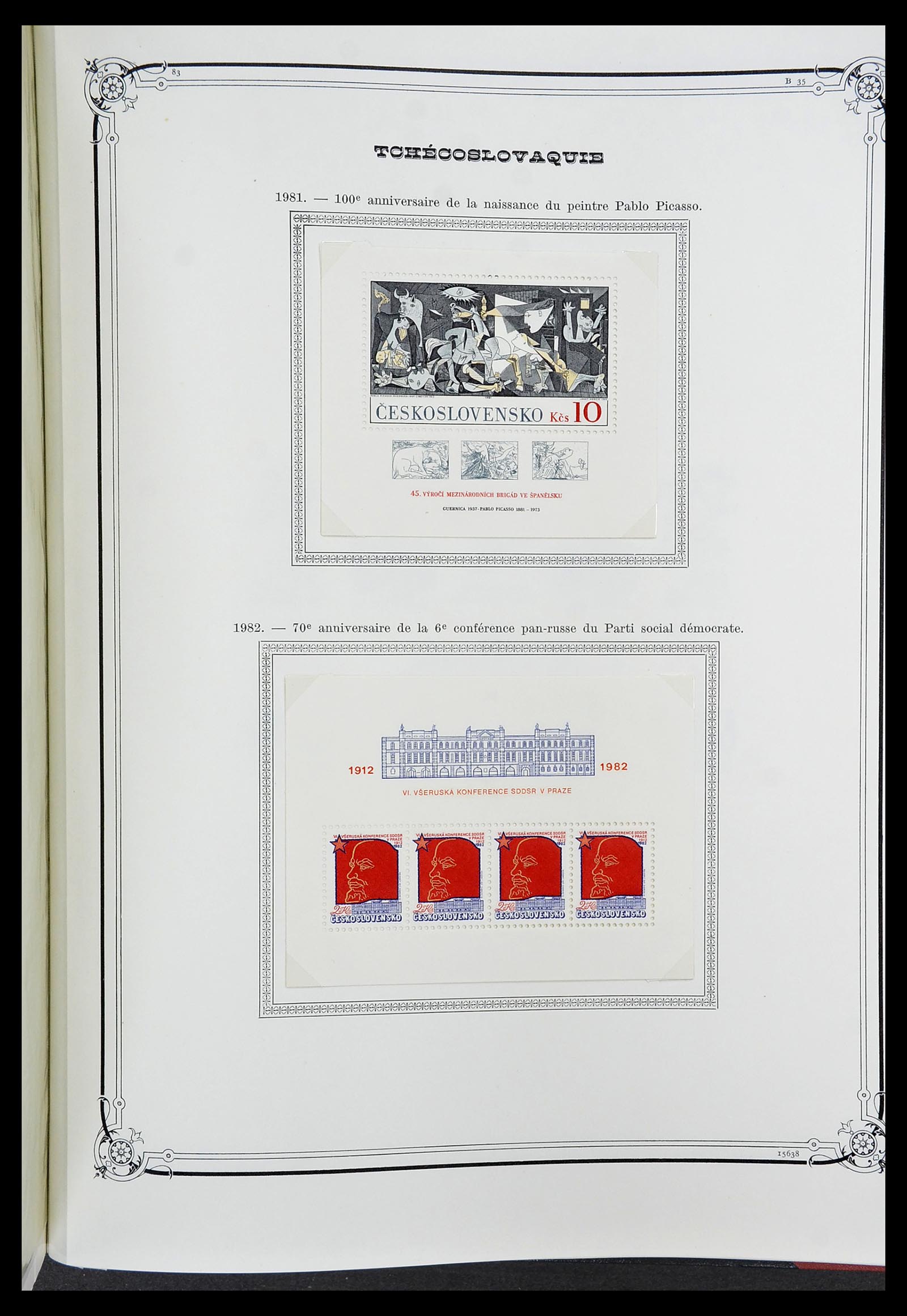 34628 232 - Postzegelverzameling 34628 Tsjechoslowakije 1918-1985.