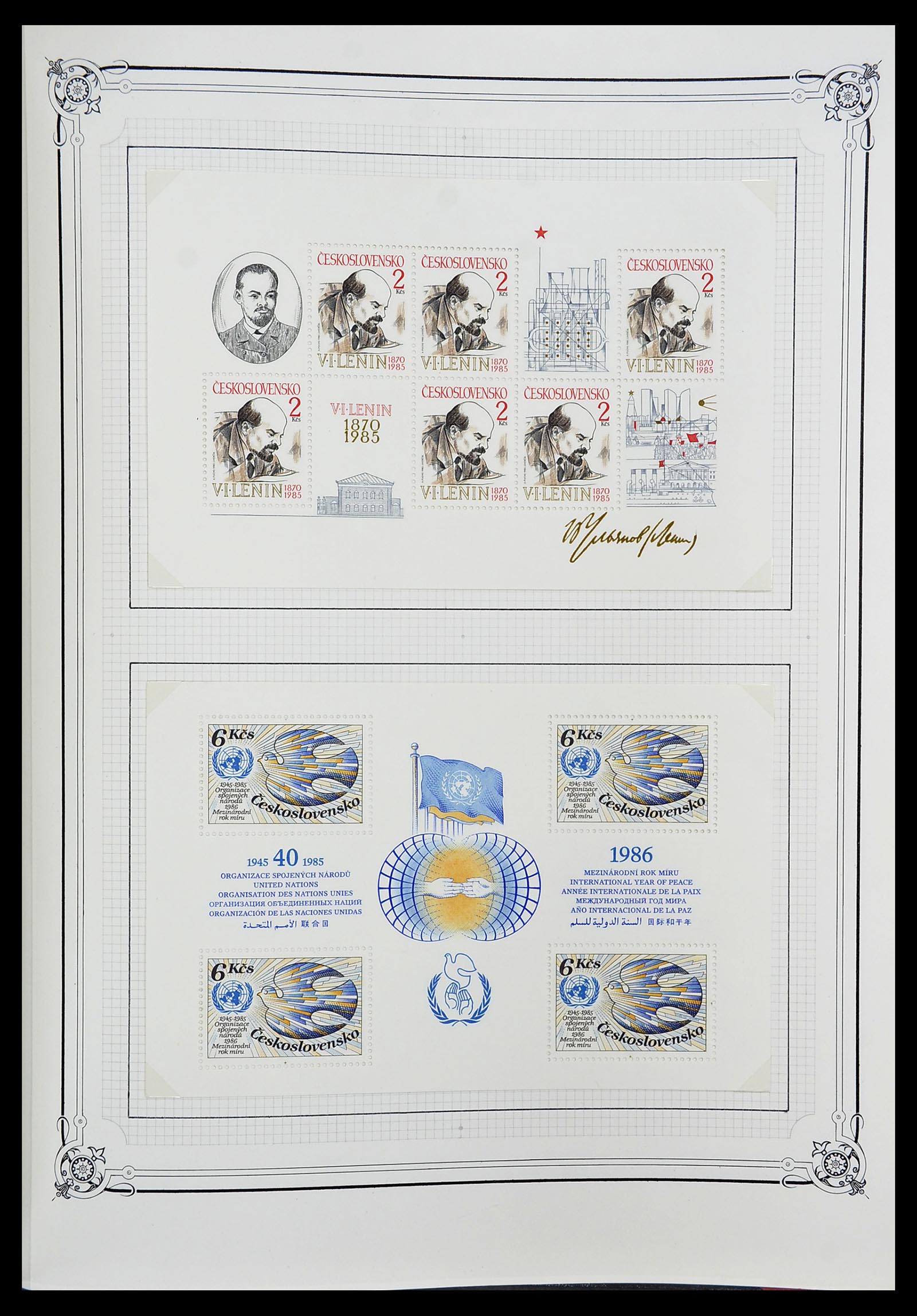 34628 235 - Postzegelverzameling 34628 Tsjechoslowakije 1918-1985.