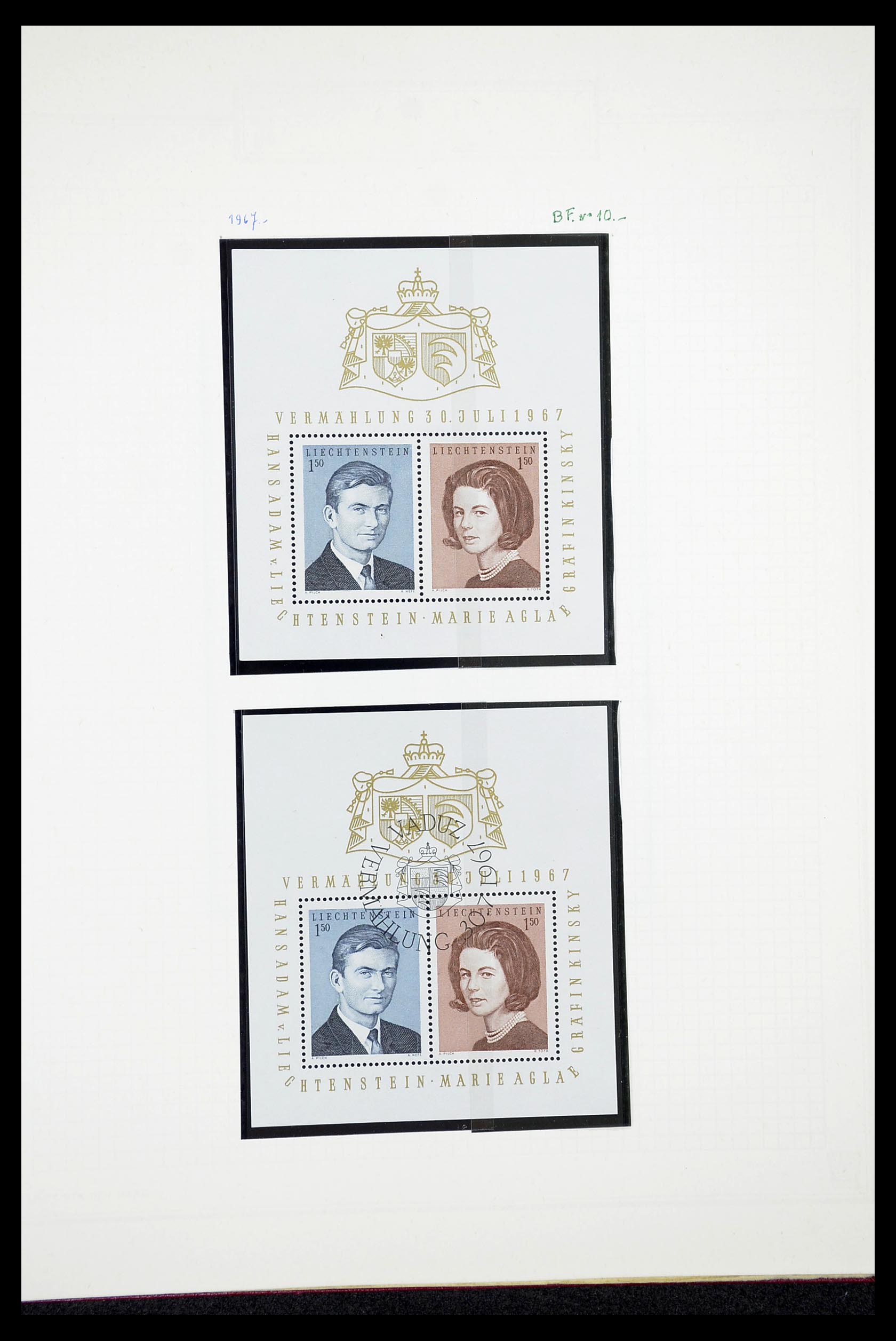 34633 063 - Stamp Collection 34633 Liechtenstein 1912-1987.