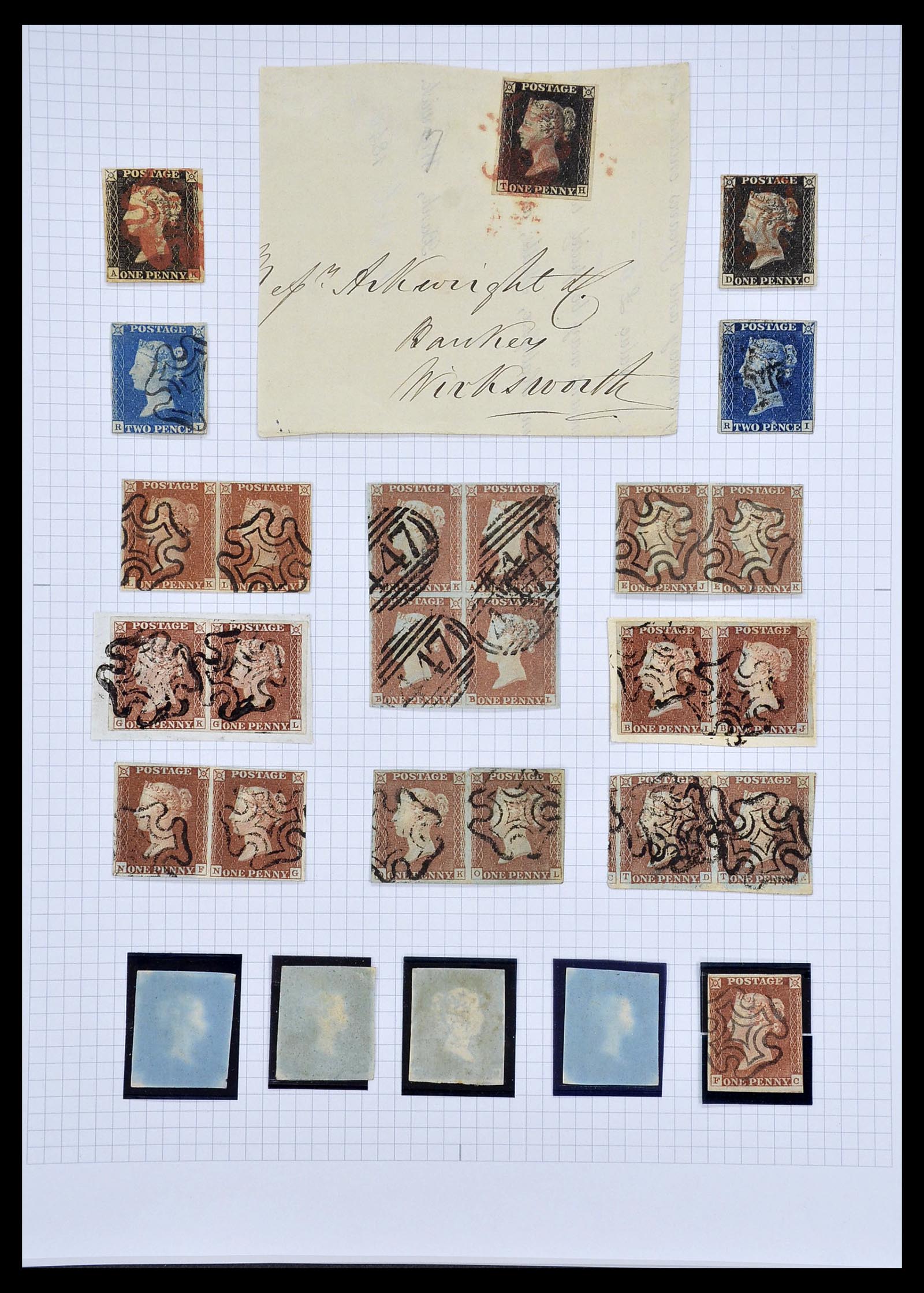 34635 002 - Postzegelverzameling 34635 Engeland 1840-1952.
