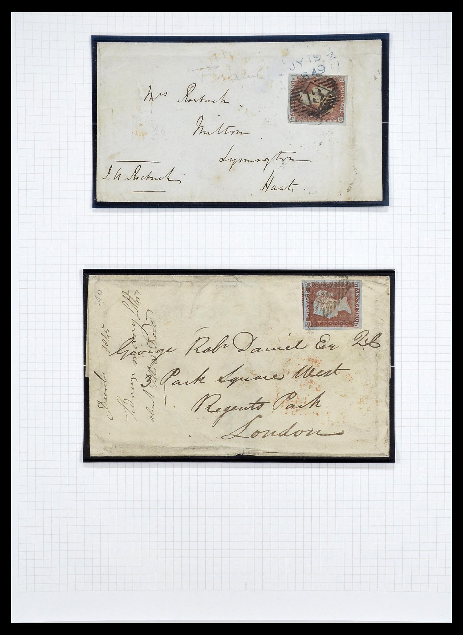 34635 004 - Postzegelverzameling 34635 Engeland 1840-1952.