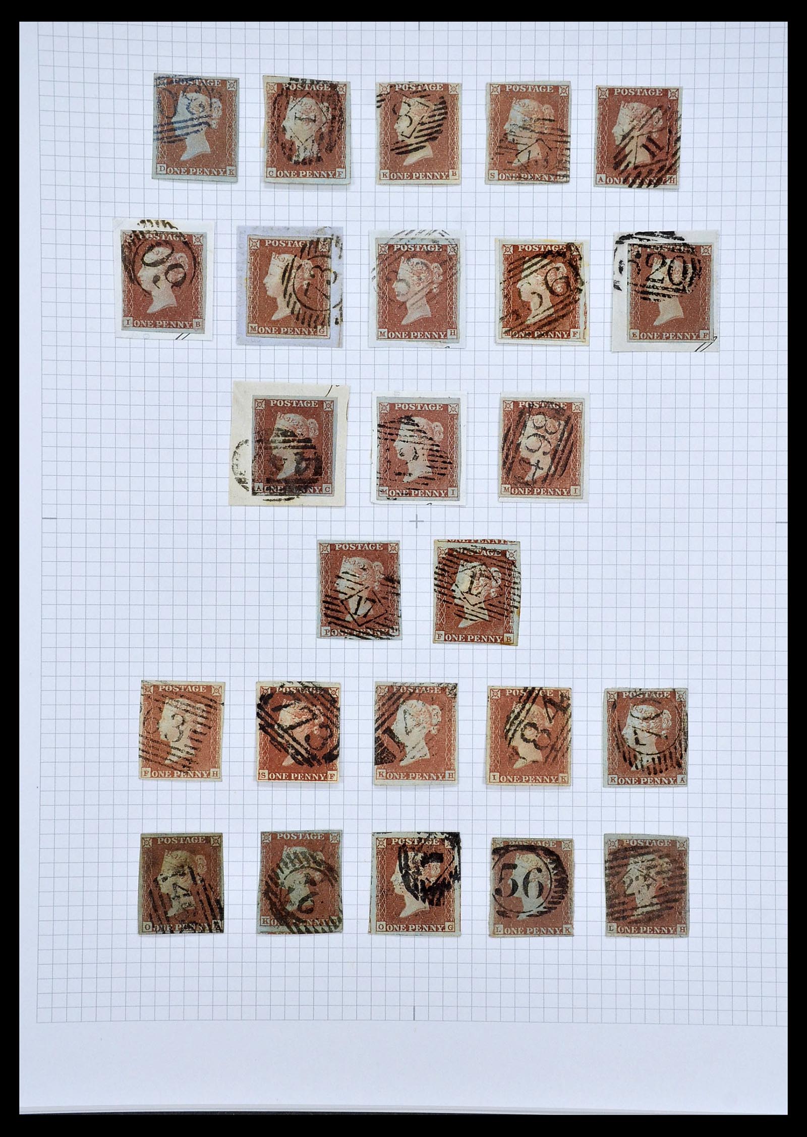 34635 007 - Postzegelverzameling 34635 Engeland 1840-1952.