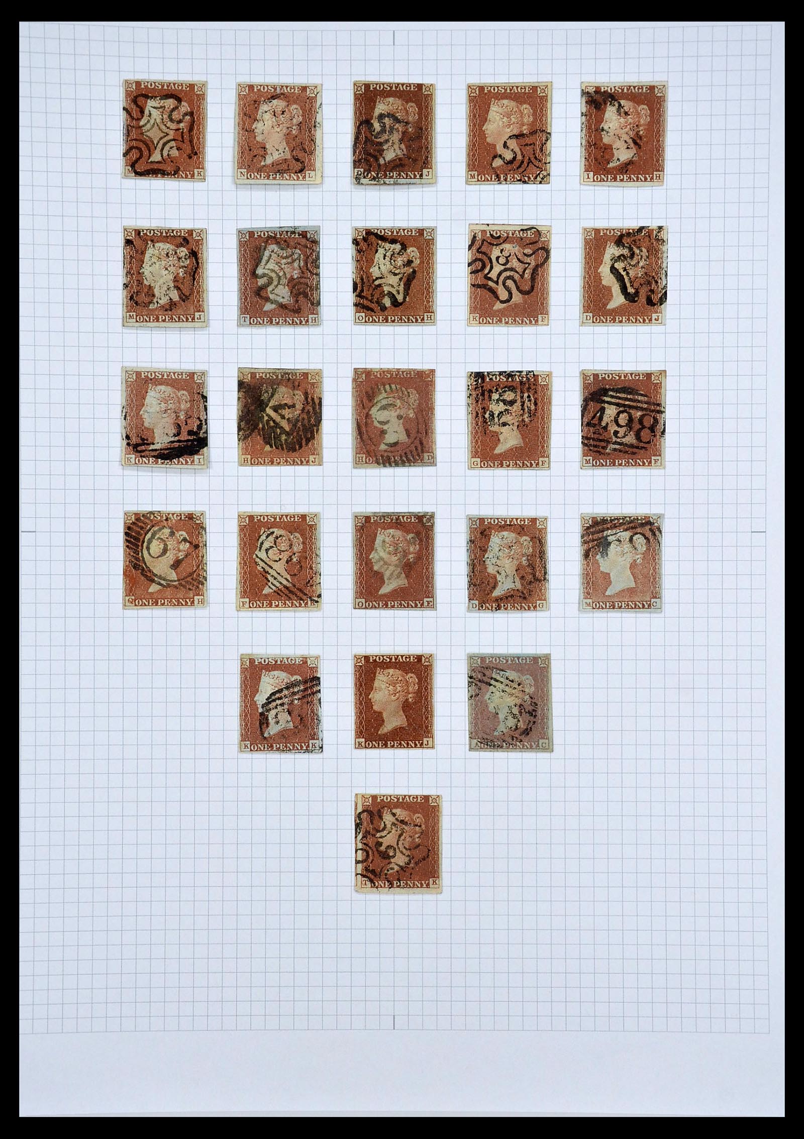 34635 008 - Postzegelverzameling 34635 Engeland 1840-1952.
