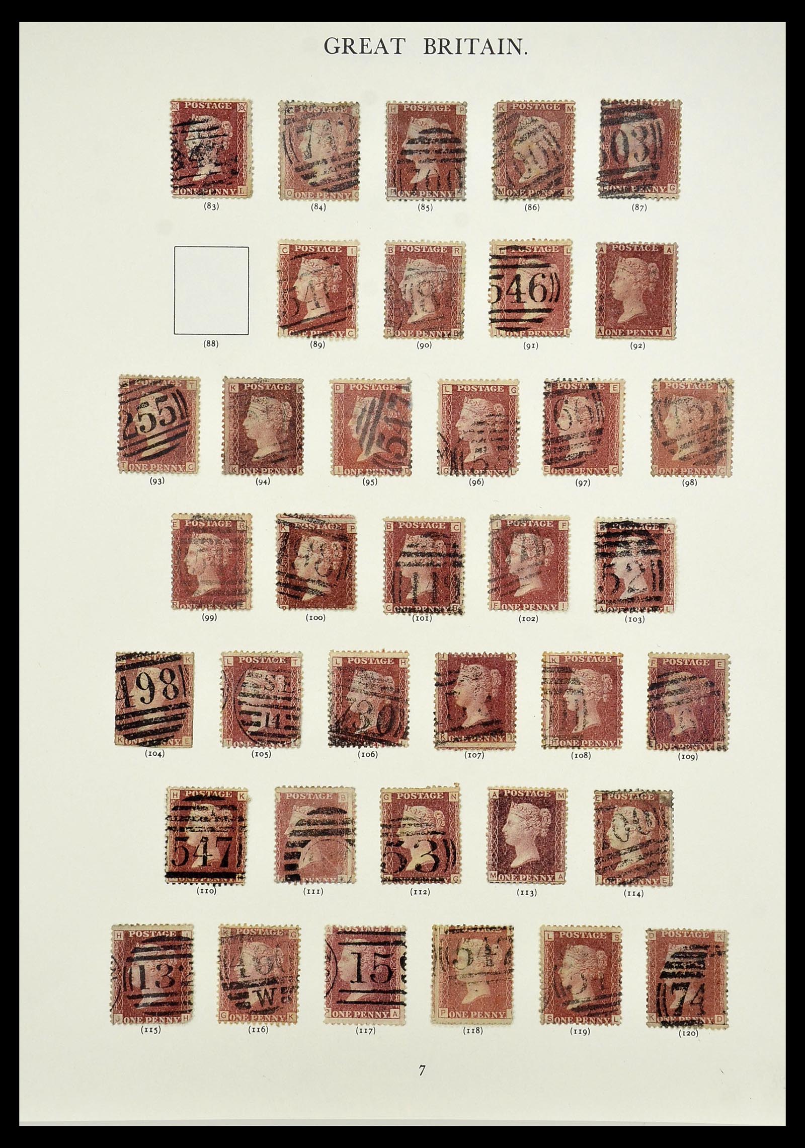 34635 014 - Postzegelverzameling 34635 Engeland 1840-1952.