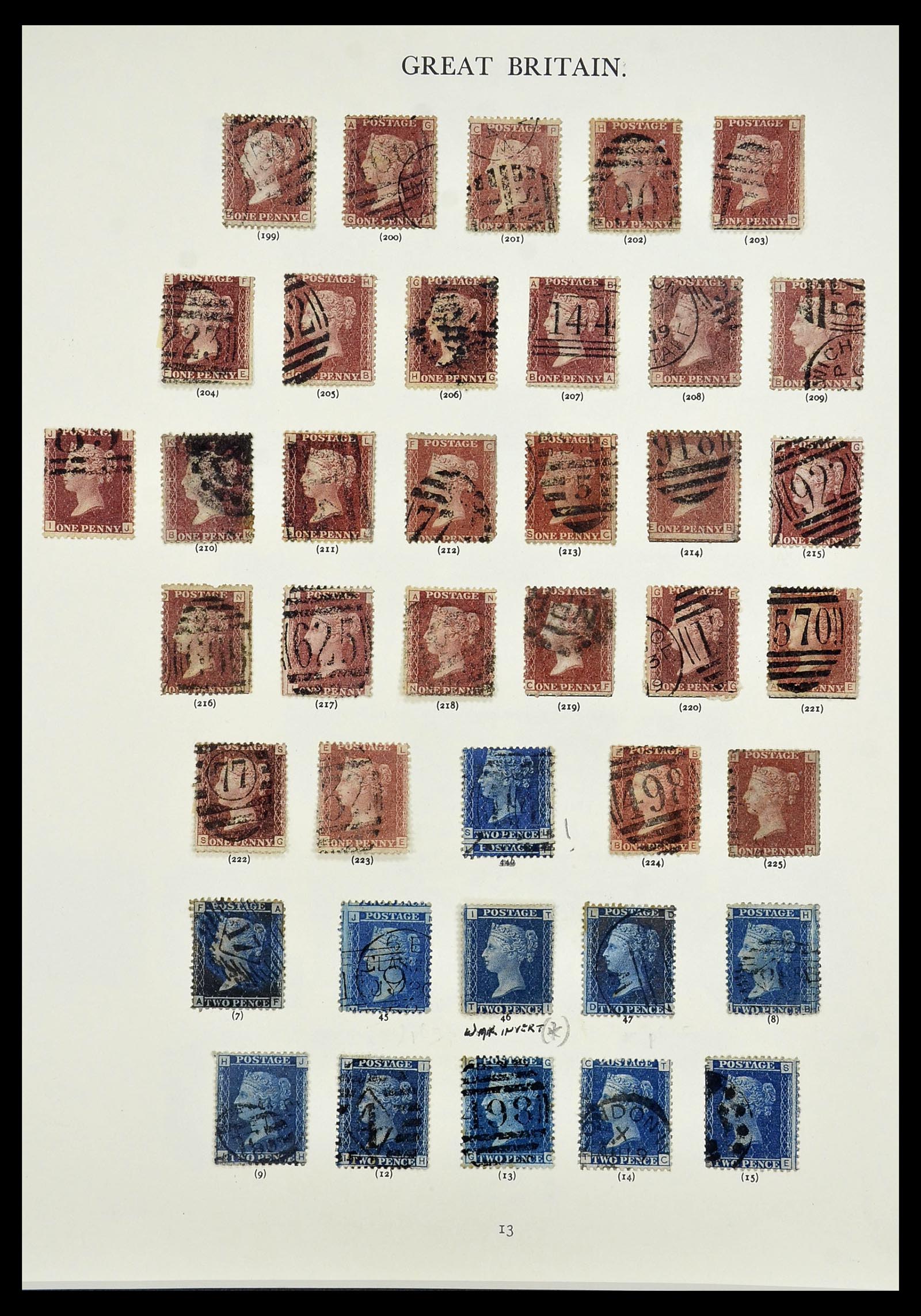 34635 017 - Postzegelverzameling 34635 Engeland 1840-1952.