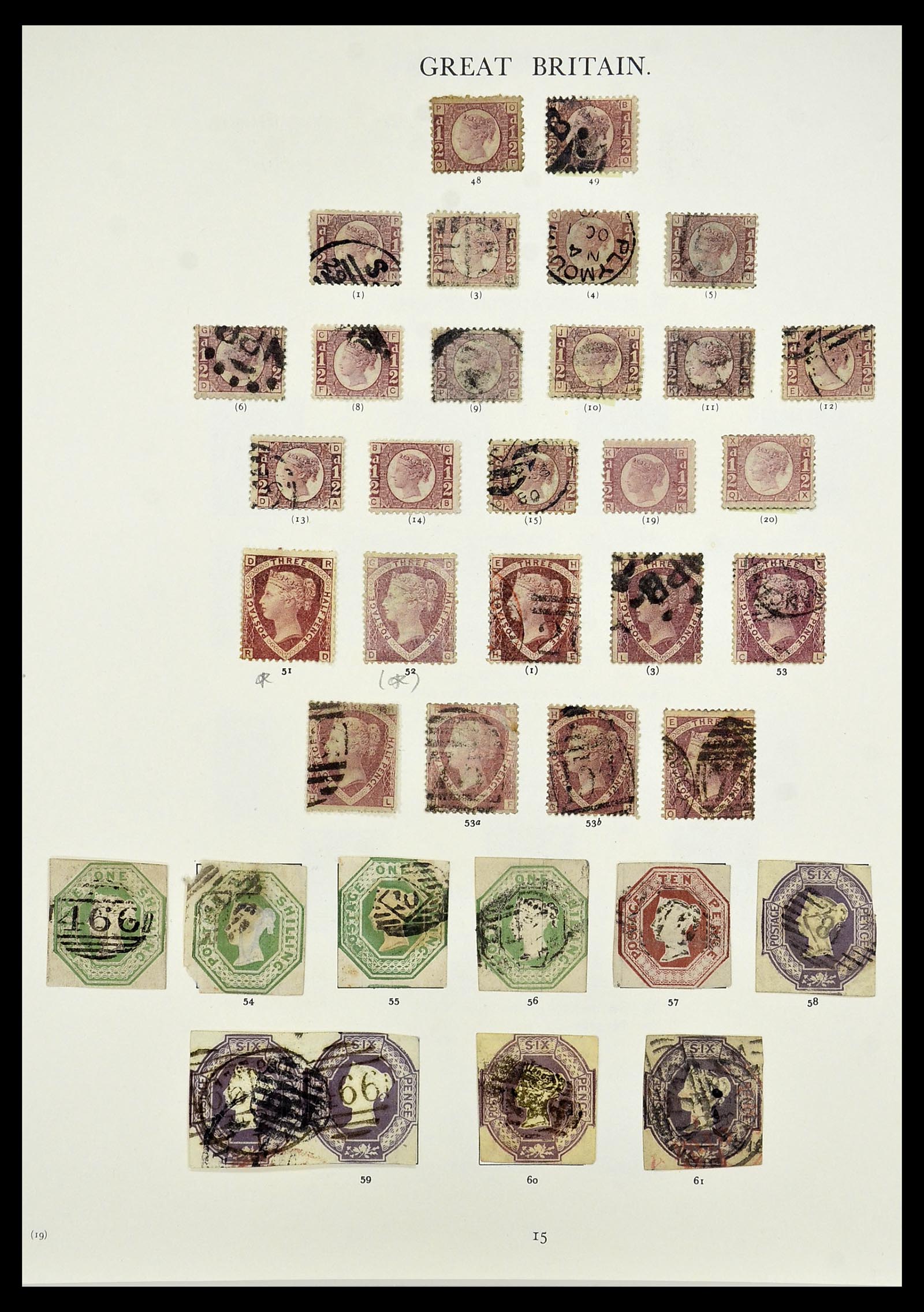 34635 018 - Postzegelverzameling 34635 Engeland 1840-1952.