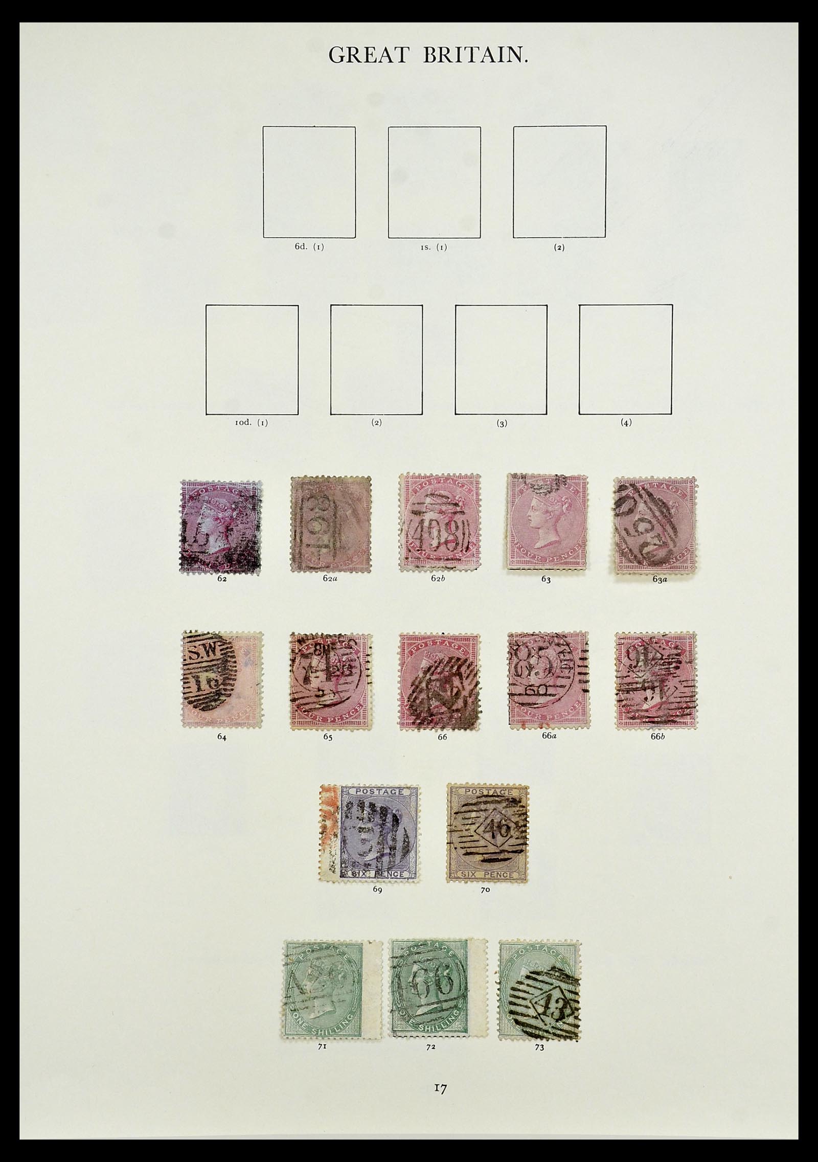 34635 019 - Postzegelverzameling 34635 Engeland 1840-1952.