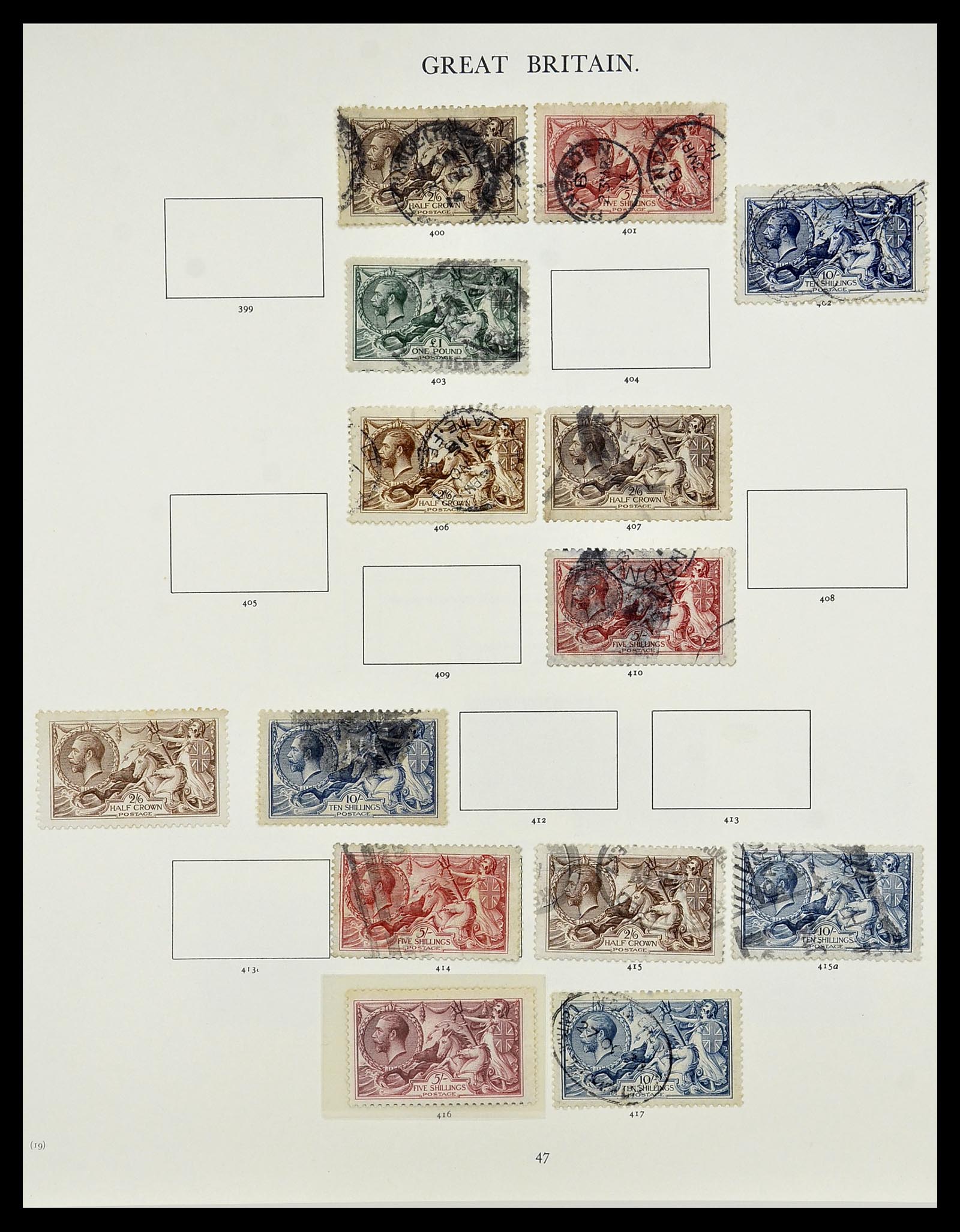 34635 038 - Postzegelverzameling 34635 Engeland 1840-1952.