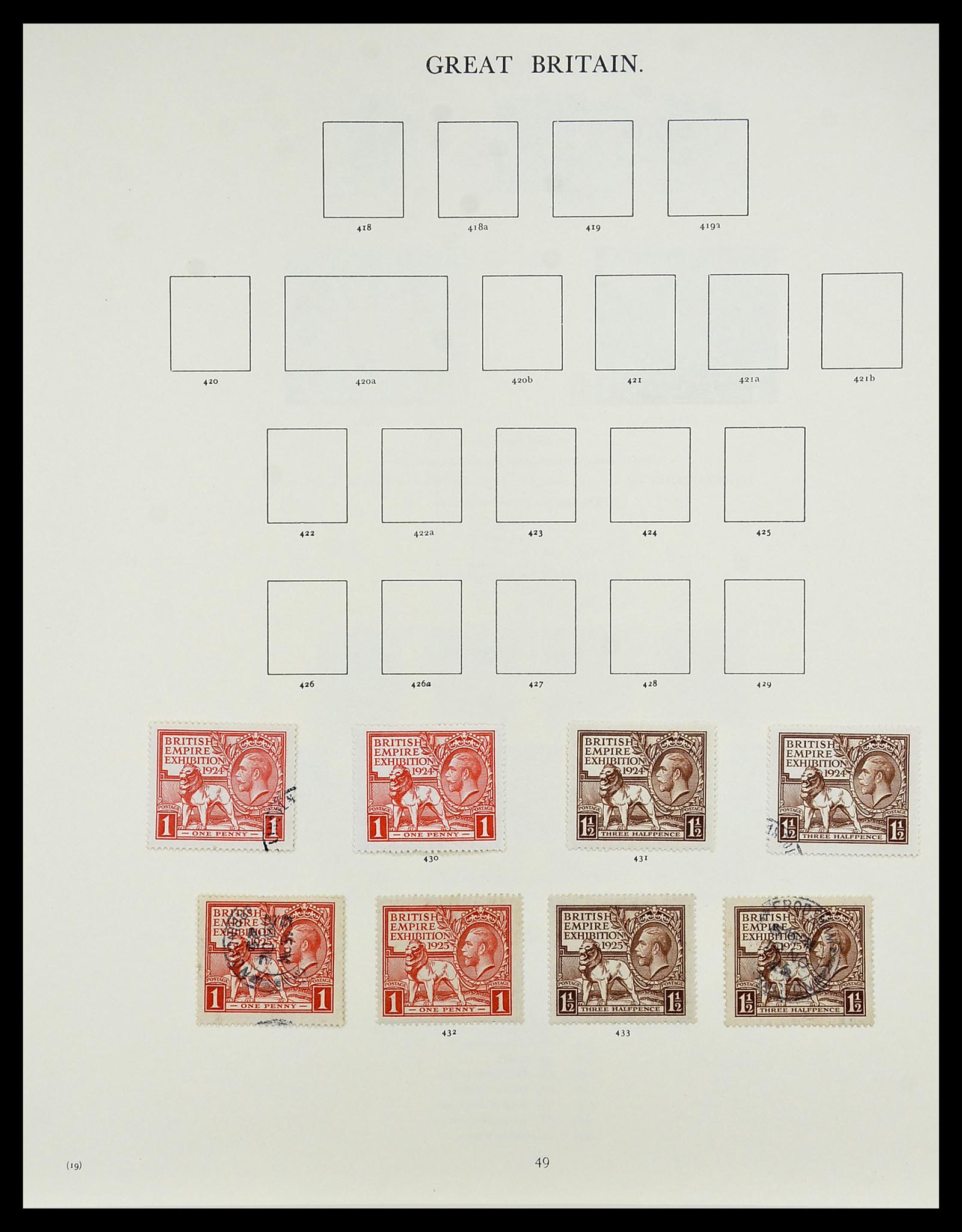 34635 039 - Postzegelverzameling 34635 Engeland 1840-1952.