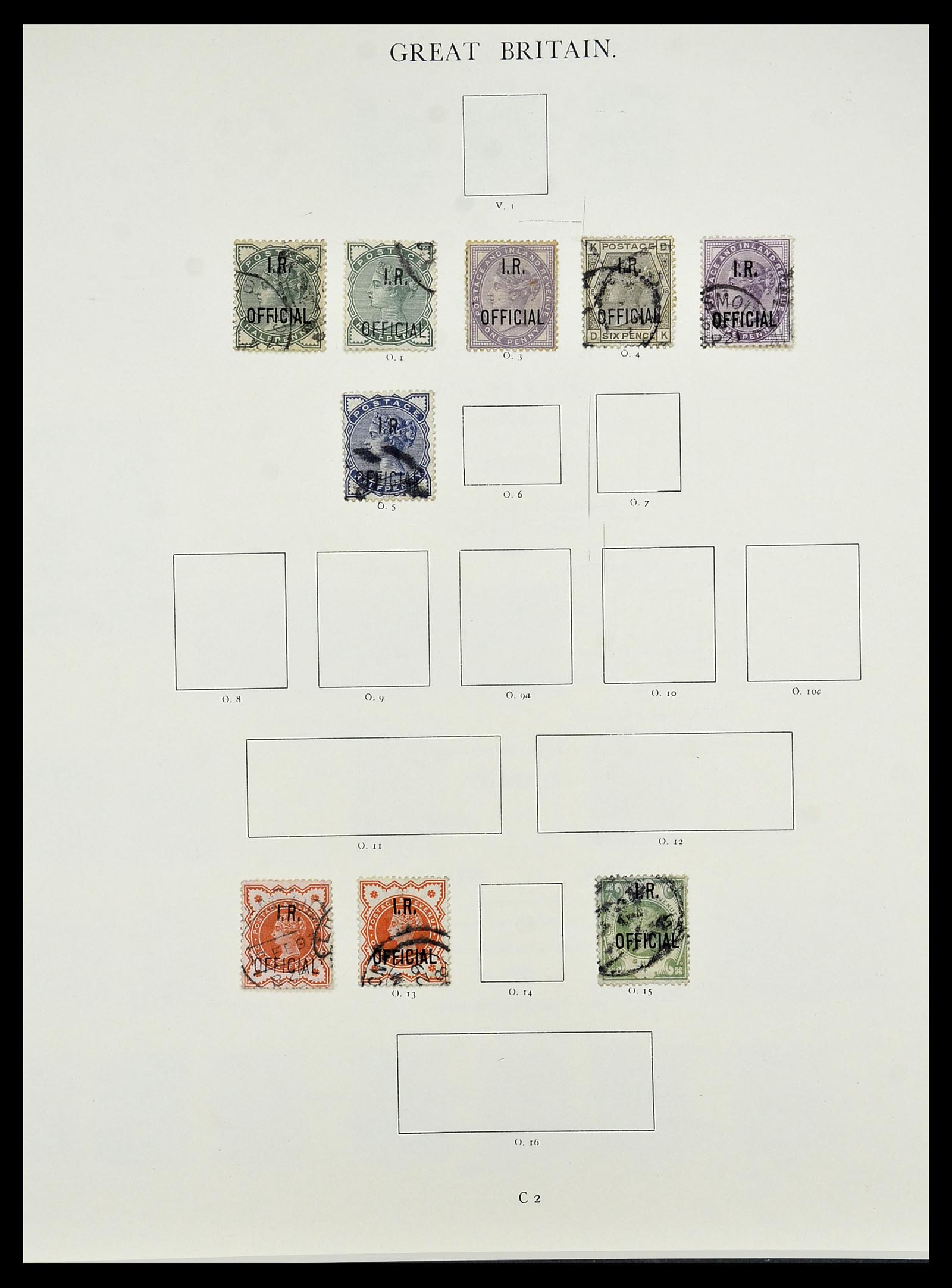 34635 047 - Postzegelverzameling 34635 Engeland 1840-1952.