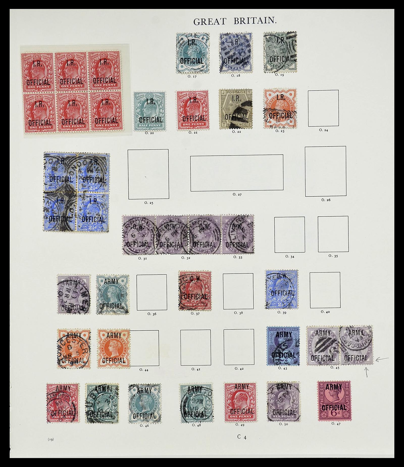 34635 048 - Postzegelverzameling 34635 Engeland 1840-1952.