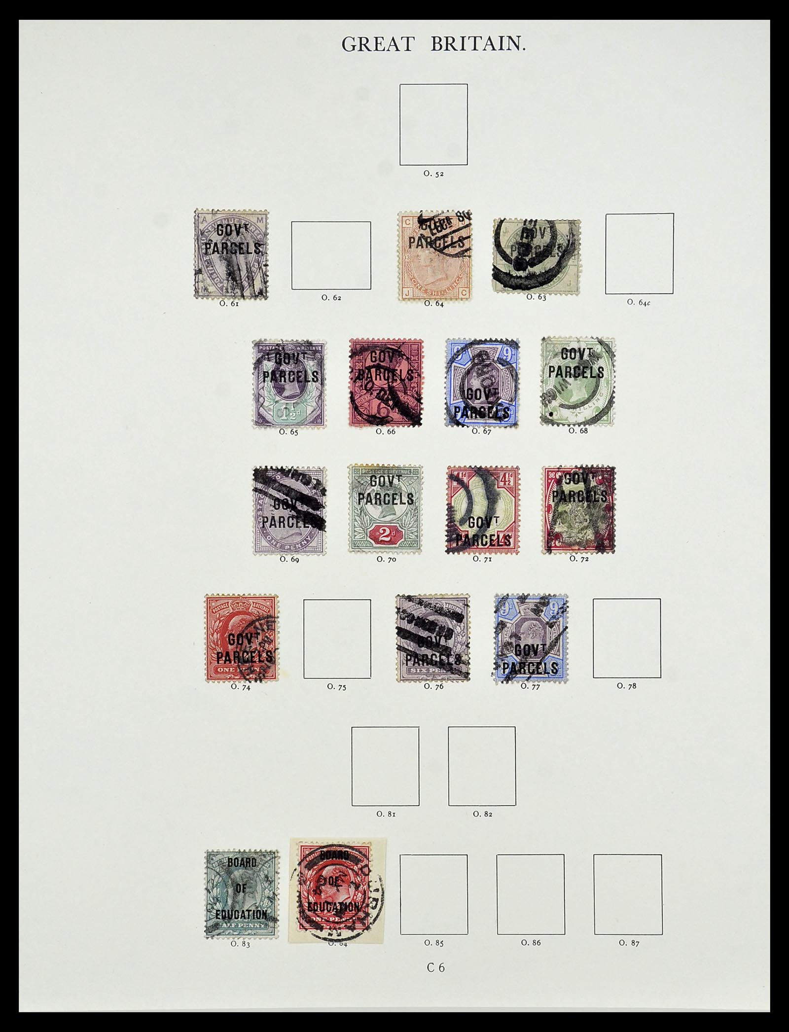 34635 049 - Postzegelverzameling 34635 Engeland 1840-1952.