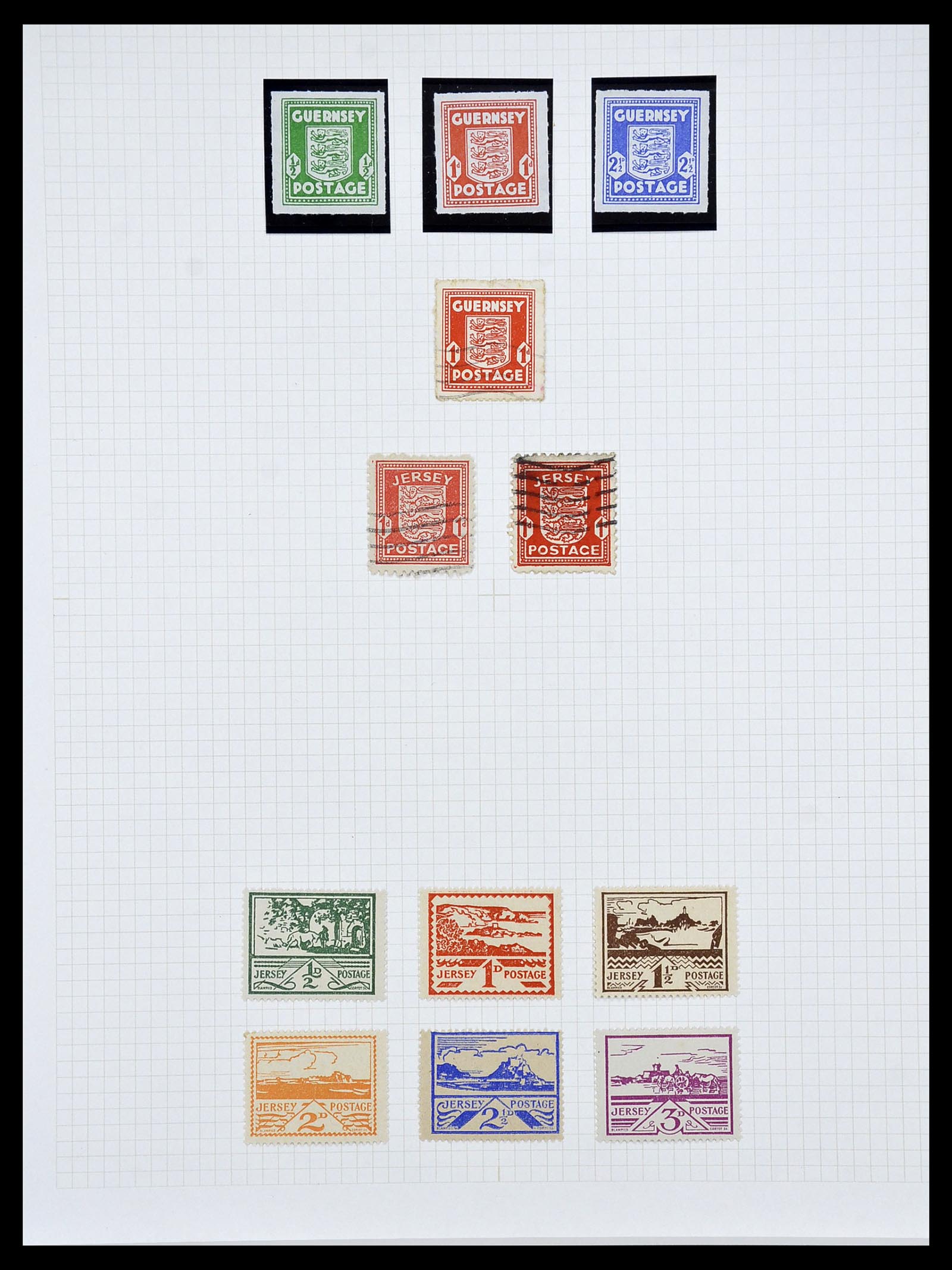34635 051 - Postzegelverzameling 34635 Engeland 1840-1952.